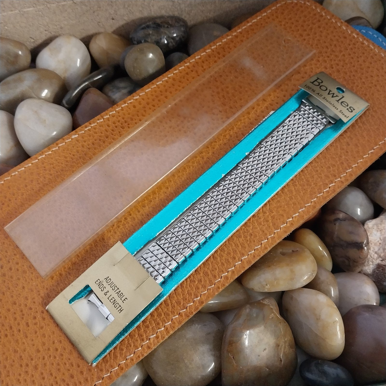 16mm 18mm 19mm Baldwin Stainless Steel Expansion Unused 1960s Vintage Watch Band