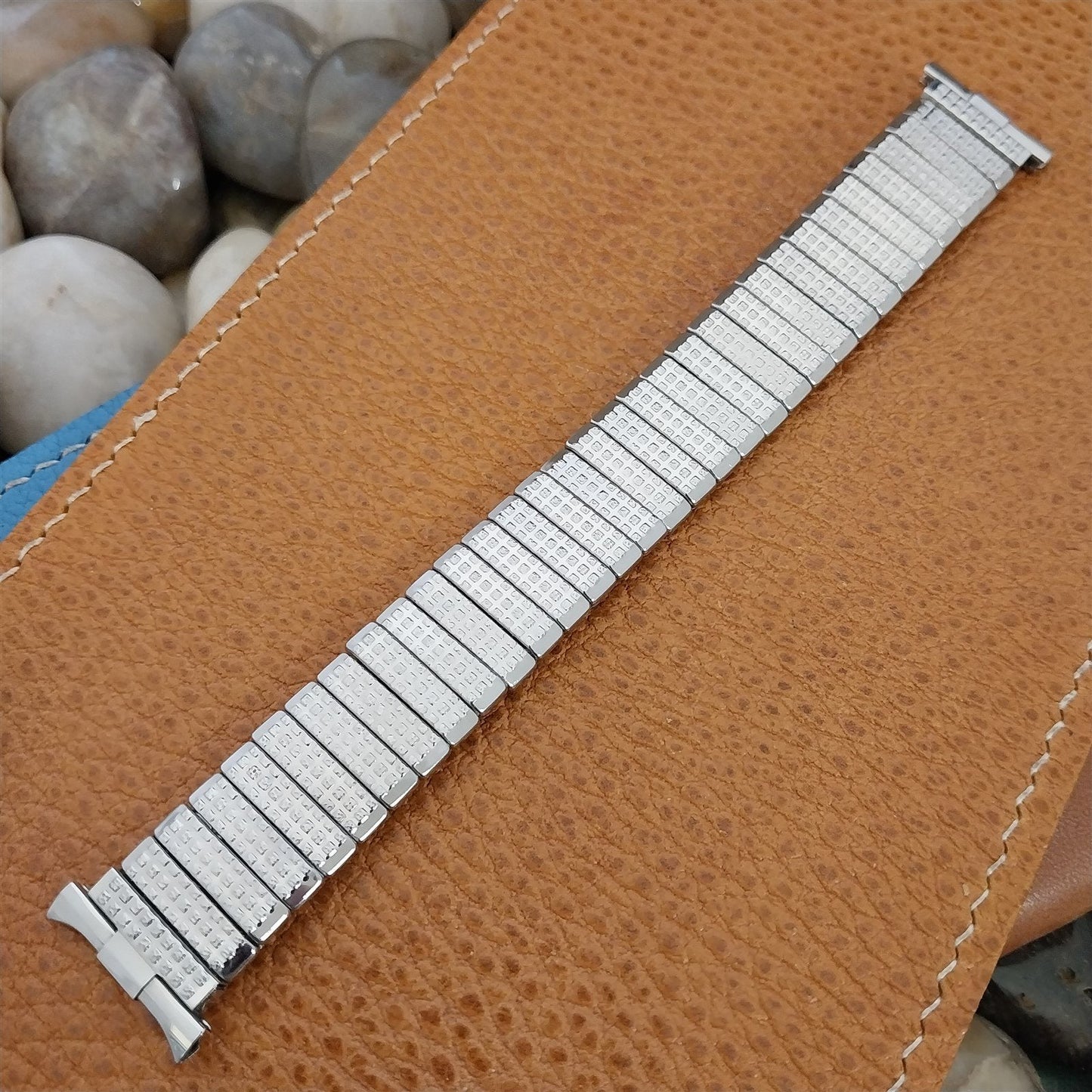 16mm 18mm 19mm Baldwin Stainless Steel Expansion Unused 1960s Vintage Watch Band