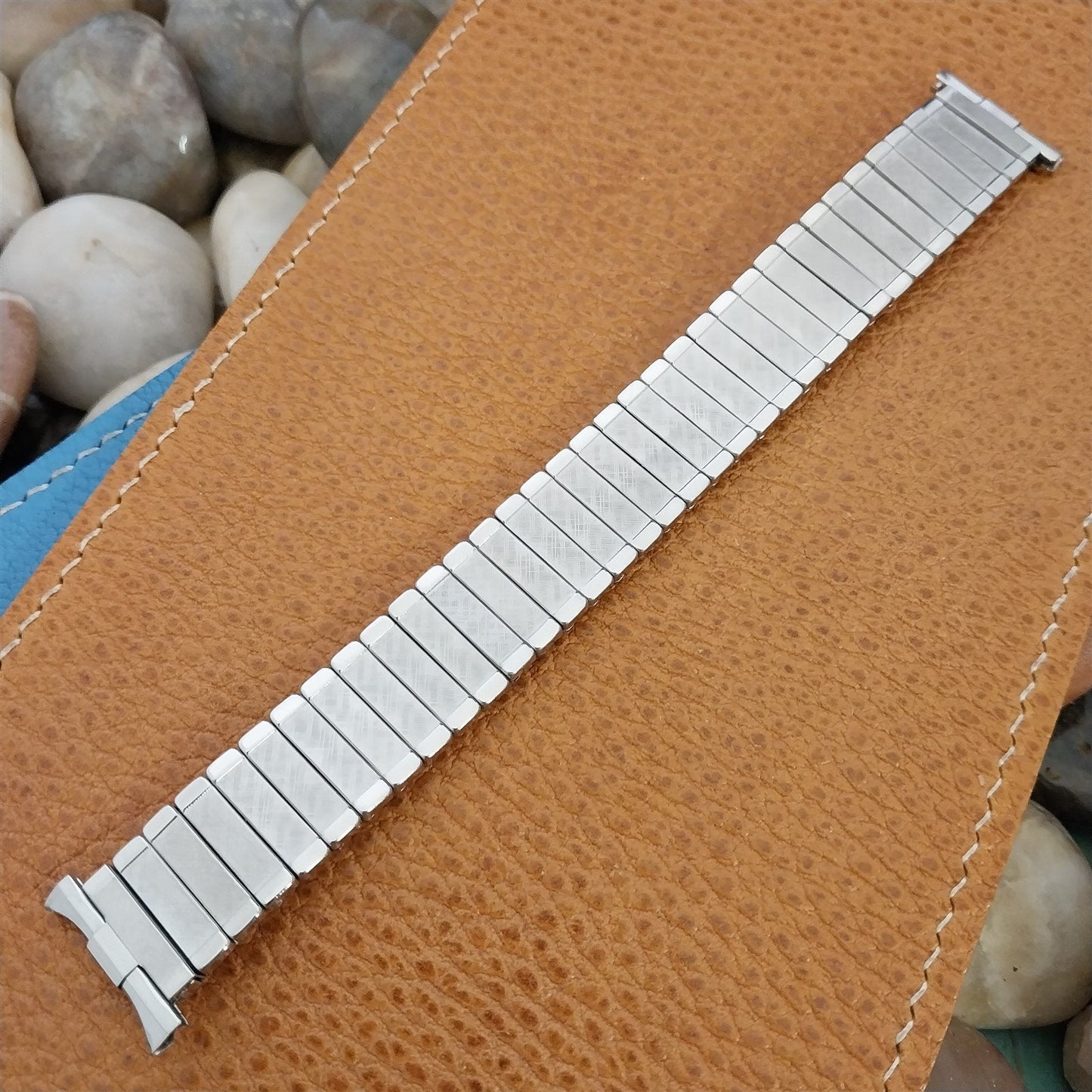 16mm 18mm 19mm Baldwin Stainless Steel Expansion Unused 1960s Vintage Watch Band