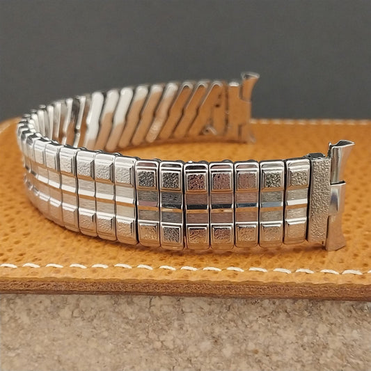 16mm 18mm 19mm Baldwin Stainless Steel Expansion Unused 1960s Vintage Watch Band