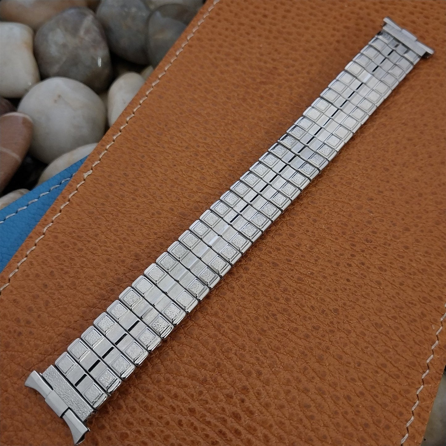 16mm 18mm 19mm Baldwin Stainless Steel Expansion Unused 1960s Vintage Watch Band