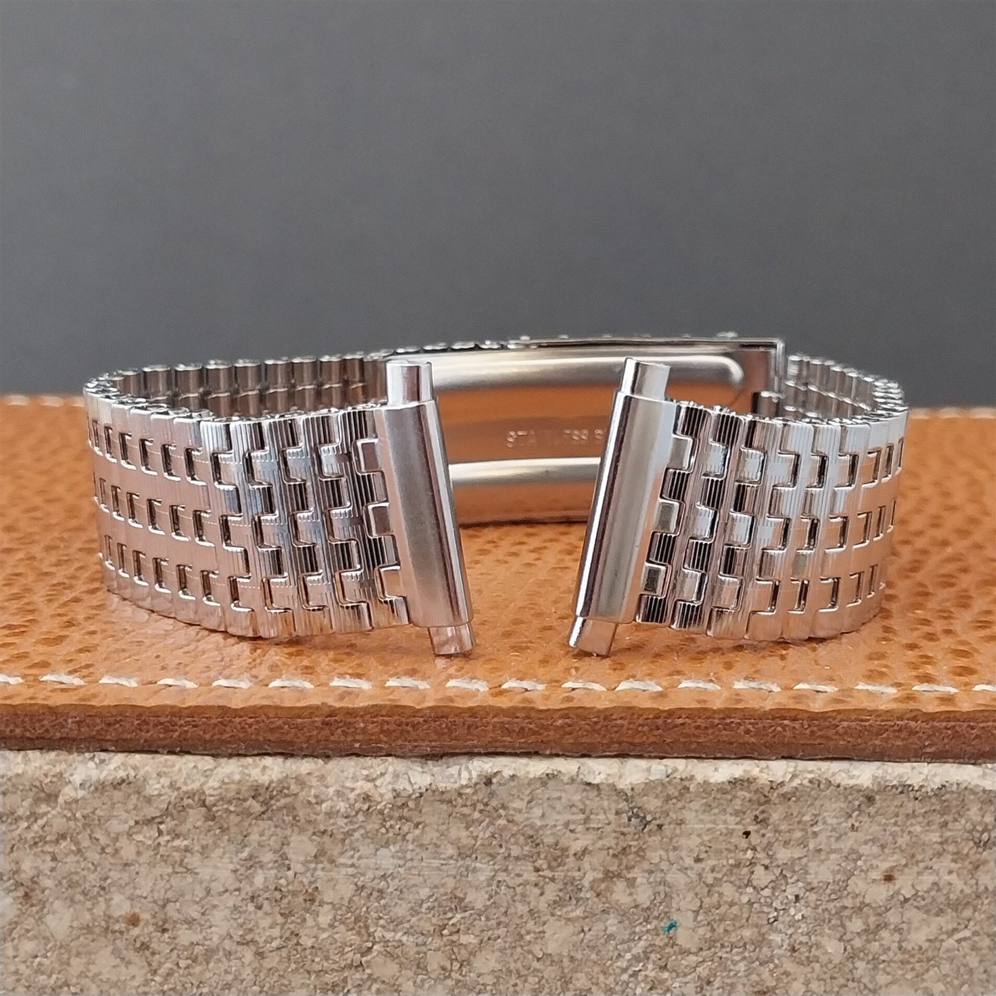 16mm 17mm 18mm 19mm 20mm Stainless Steel Classic Unused nos Vintage Watch Band