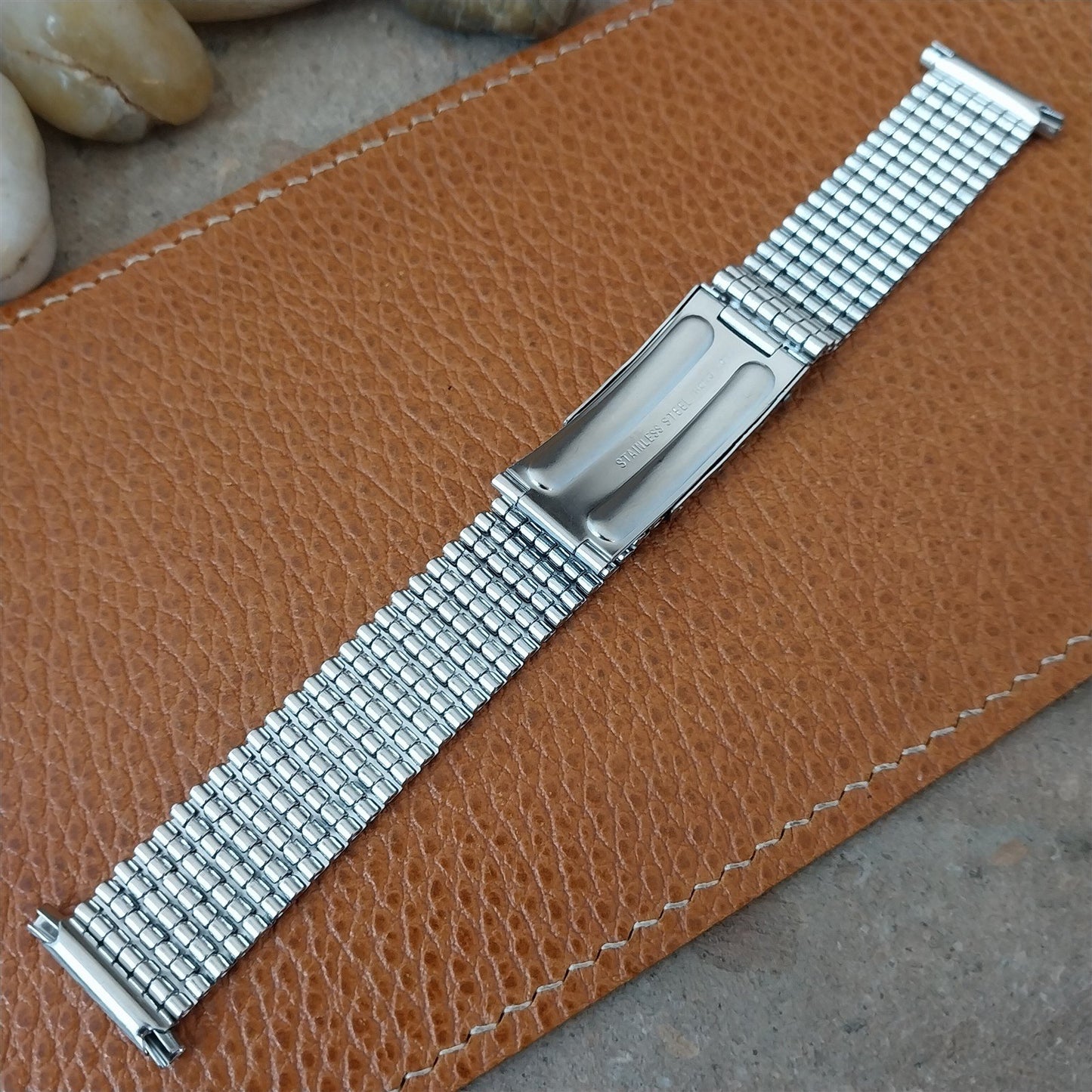 16mm 17mm 18mm 19mm 20mm Stainless Steel Classic Unused nos Vintage Watch Band