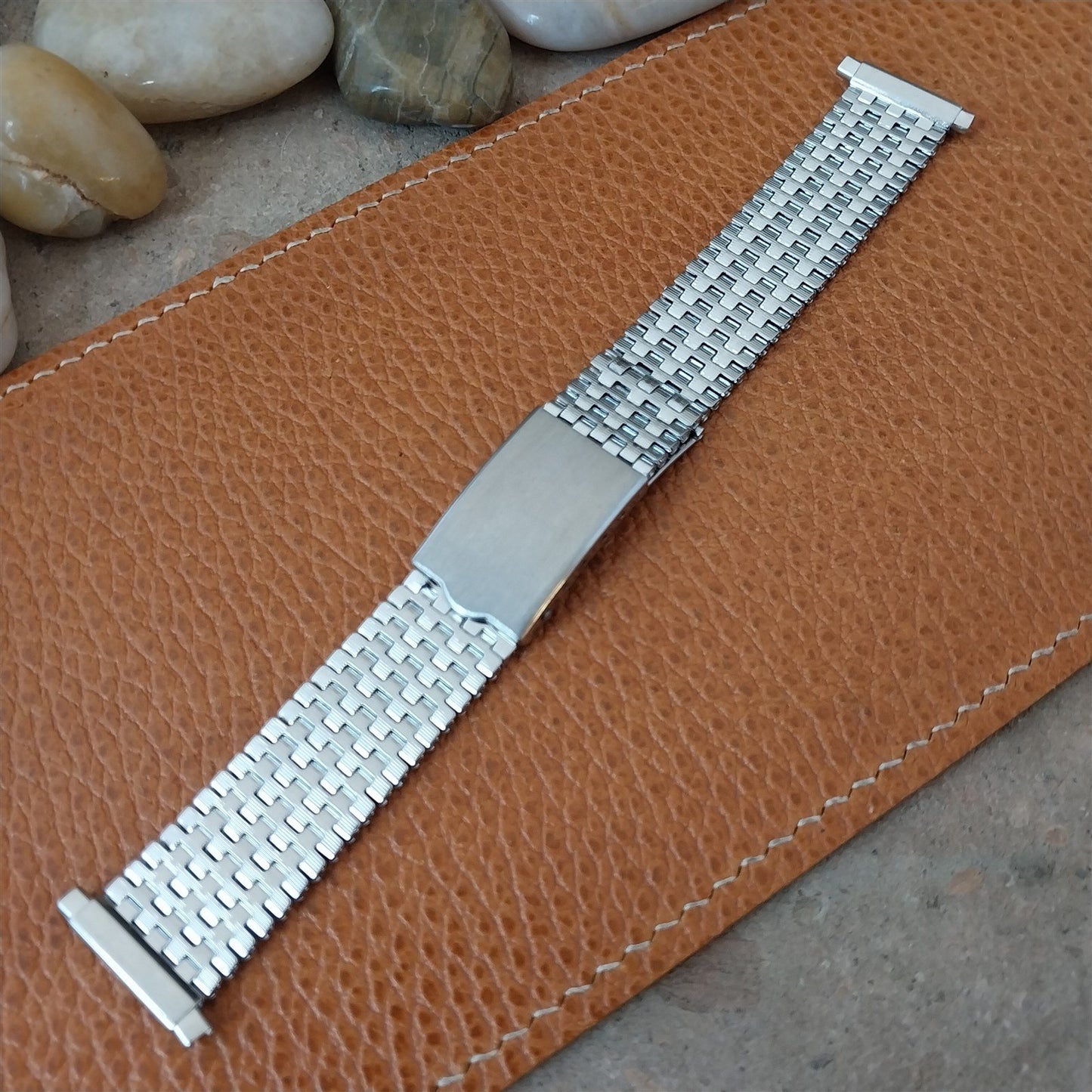 16mm 17mm 18mm 19mm 20mm Stainless Steel Classic Unused nos Vintage Watch Band