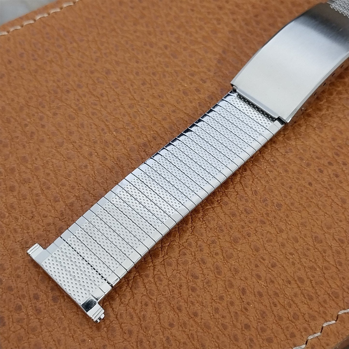 20mm 19mm 18mm STL Stelux Stainless Steel nos Unused Vintage Watch Band