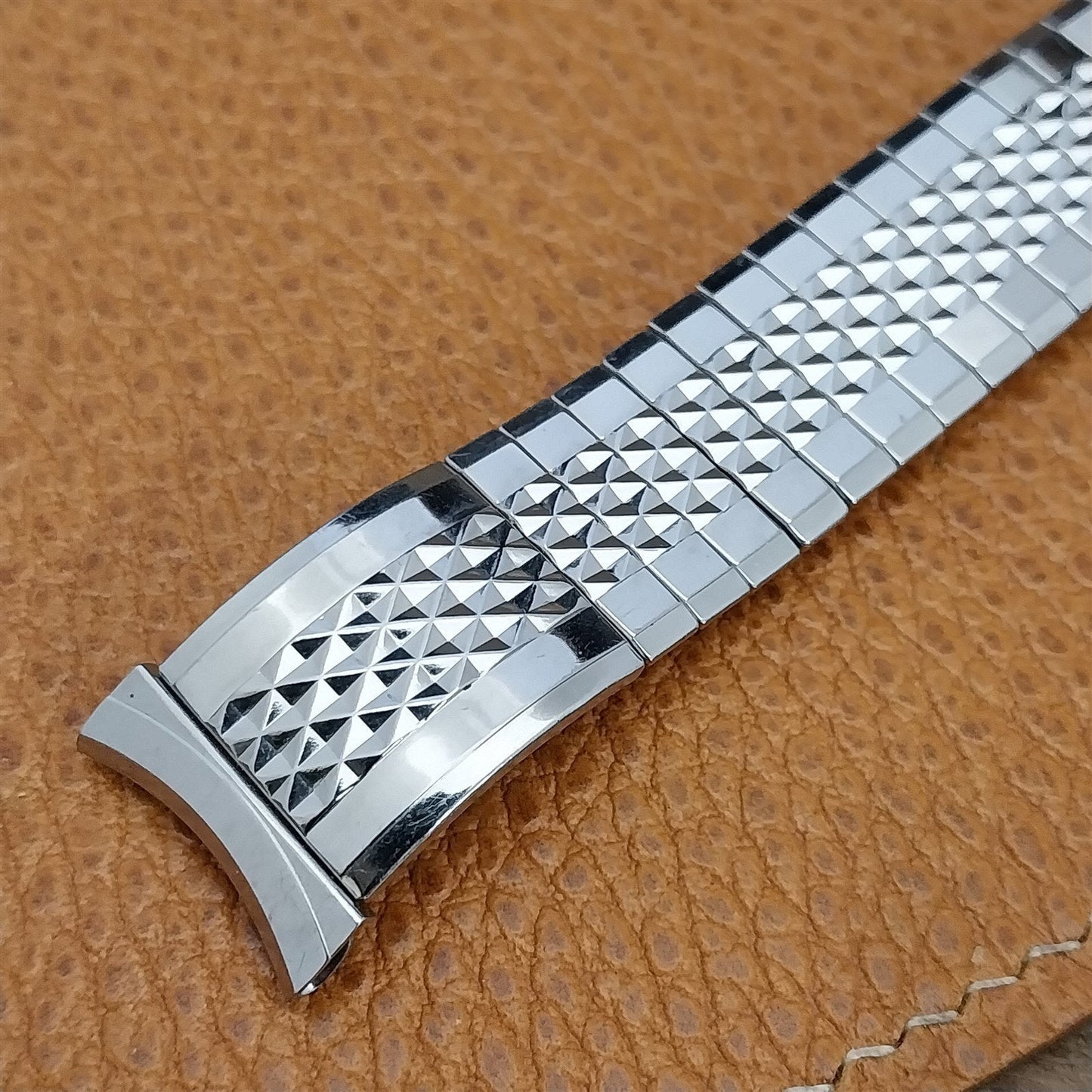 19mm 18mm Stainless Steel Expansion Gemex Unused MCM 1950s Vintage Watch Band