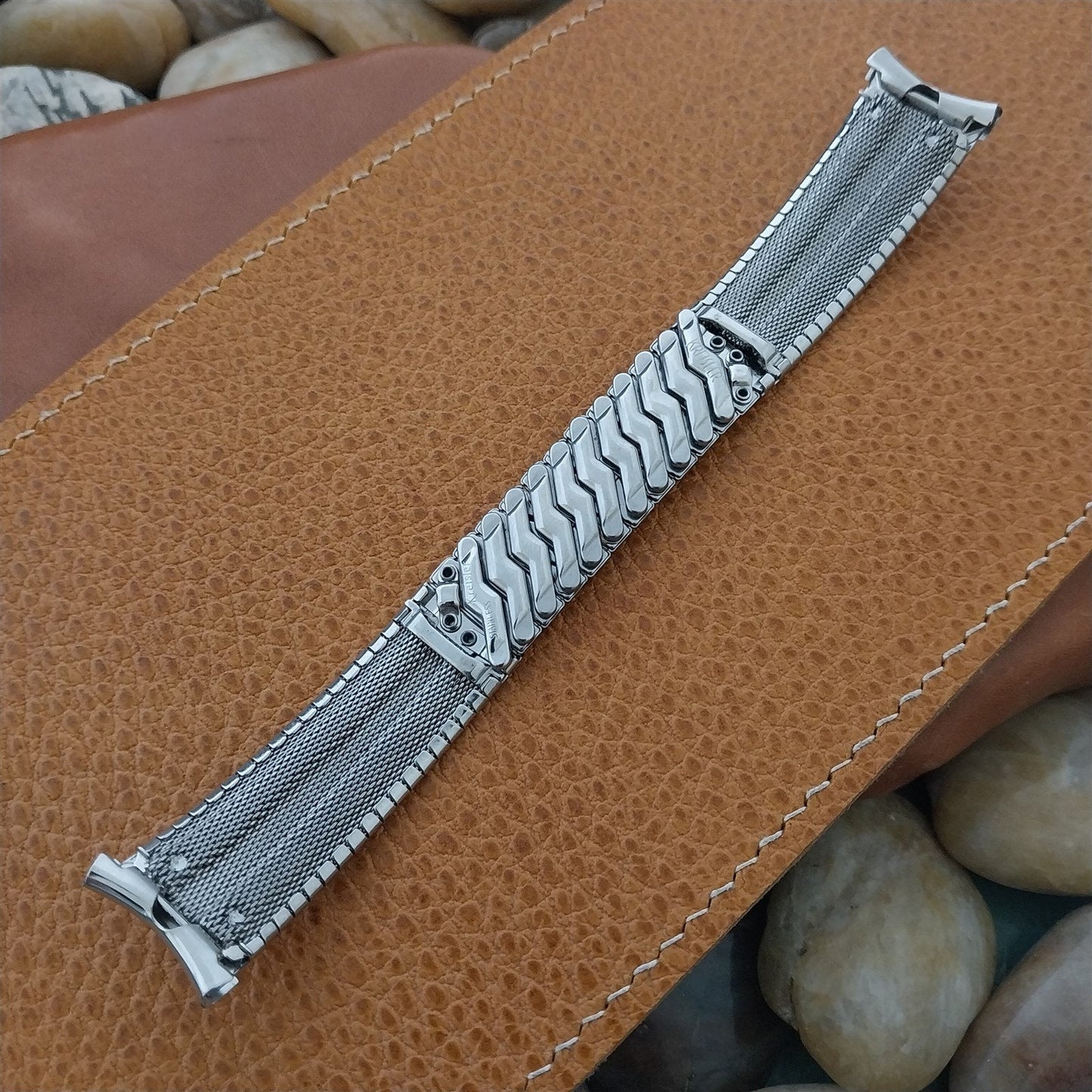 17.2mm 18mm 19mm Kreisler USA Stainless Steel Unused 1960s Vintage Watch Band