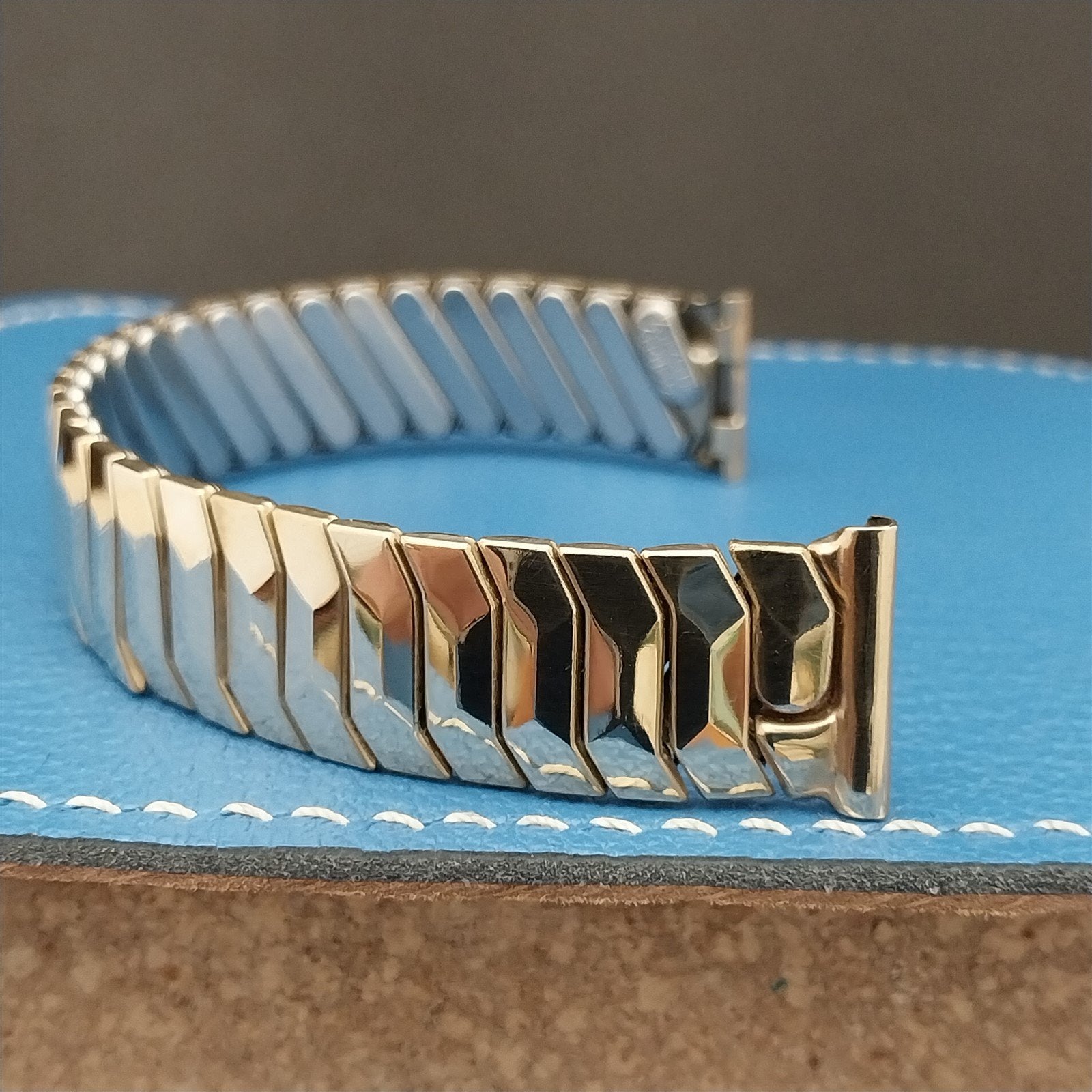 5/8" Gold-Filled Ermer The Monarch Stretch Unused 1950s nos Vintage Watch Band