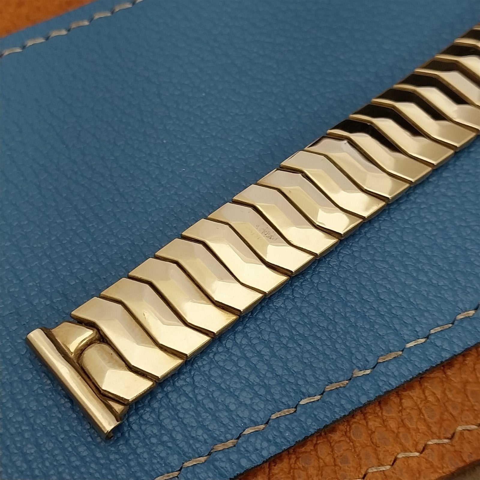 5/8" Gold-Filled Ermer The Monarch Stretch Unused 1950s nos Vintage Watch Band