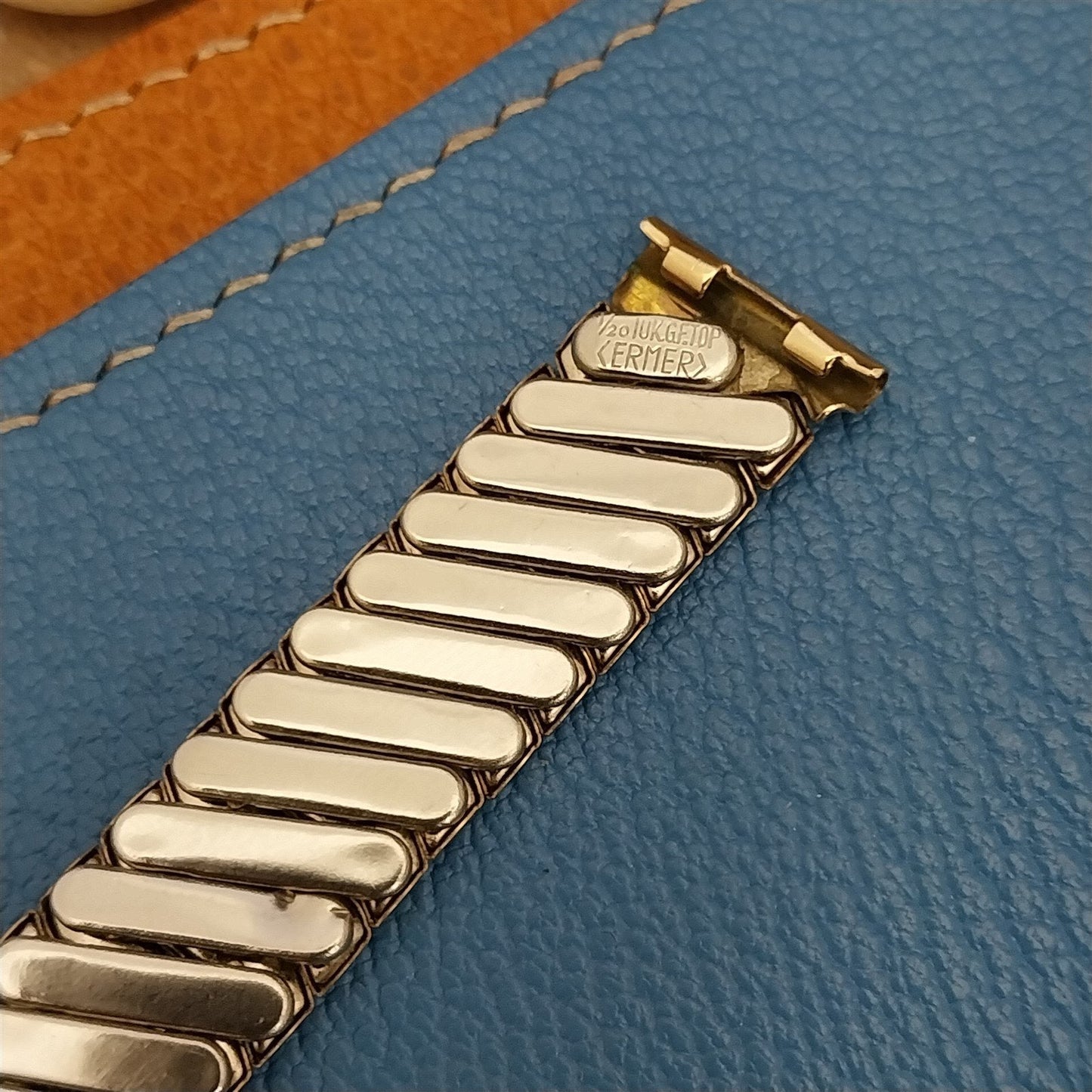 5/8" Gold-Filled Ermer The Monarch Stretch Unused 1950s nos Vintage Watch Band