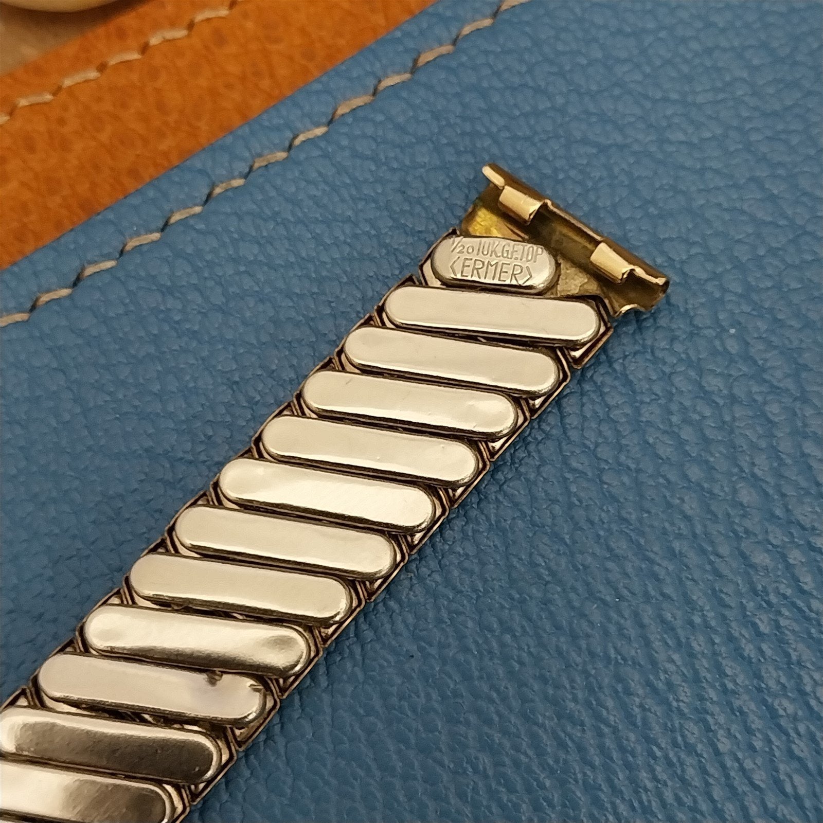 5/8" Gold-Filled Ermer The Monarch Stretch Unused 1950s nos Vintage Watch Band