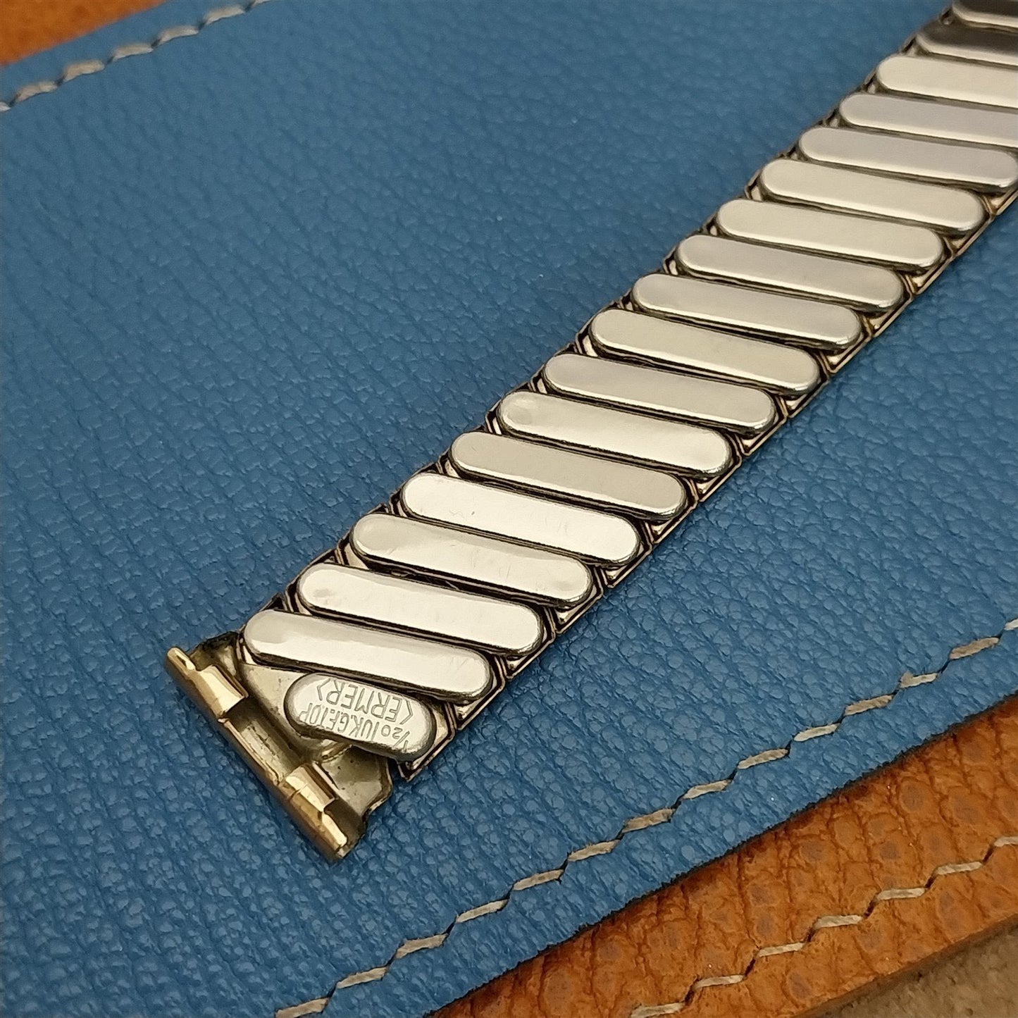 5/8" Gold-Filled Ermer The Monarch Stretch Unused 1950s nos Vintage Watch Band