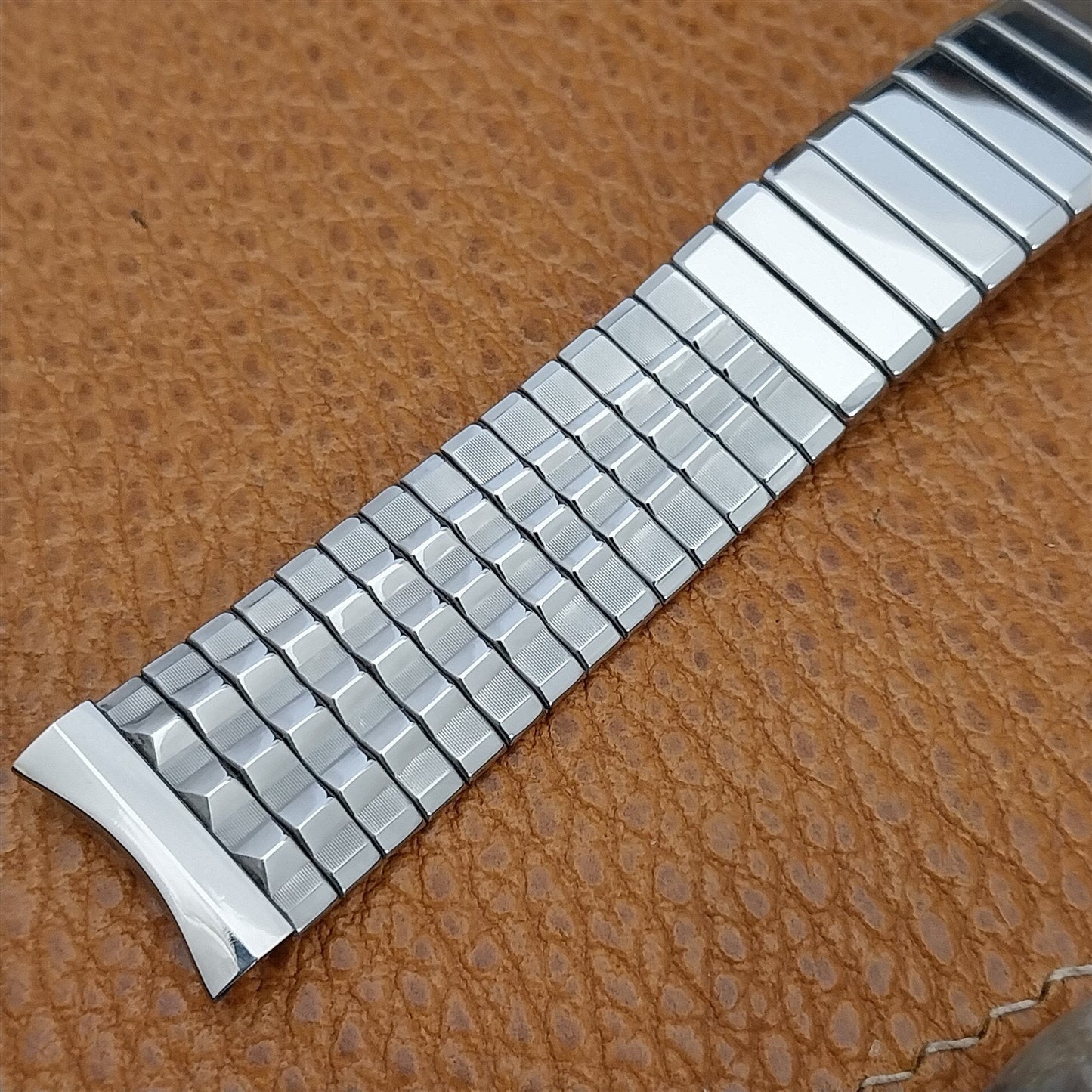 17.2mm Stainless Steel Baldwin 1963 Benrus Whirlwind Unused Vintage Watch Band