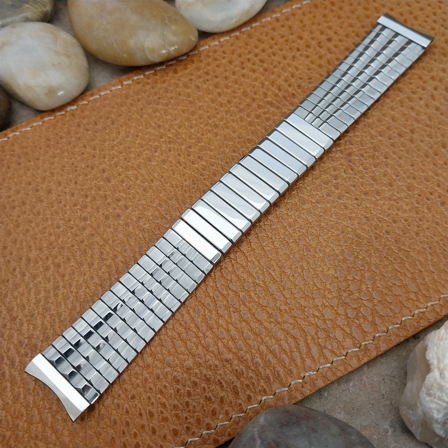 17.2mm Stainless Steel Baldwin 1963 Benrus Whirlwind Unused Vintage Watch Band