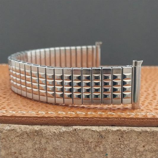 18mm 19mm 20mm JB Champion Stainless Steel unused 1970s Vintage Watch Band