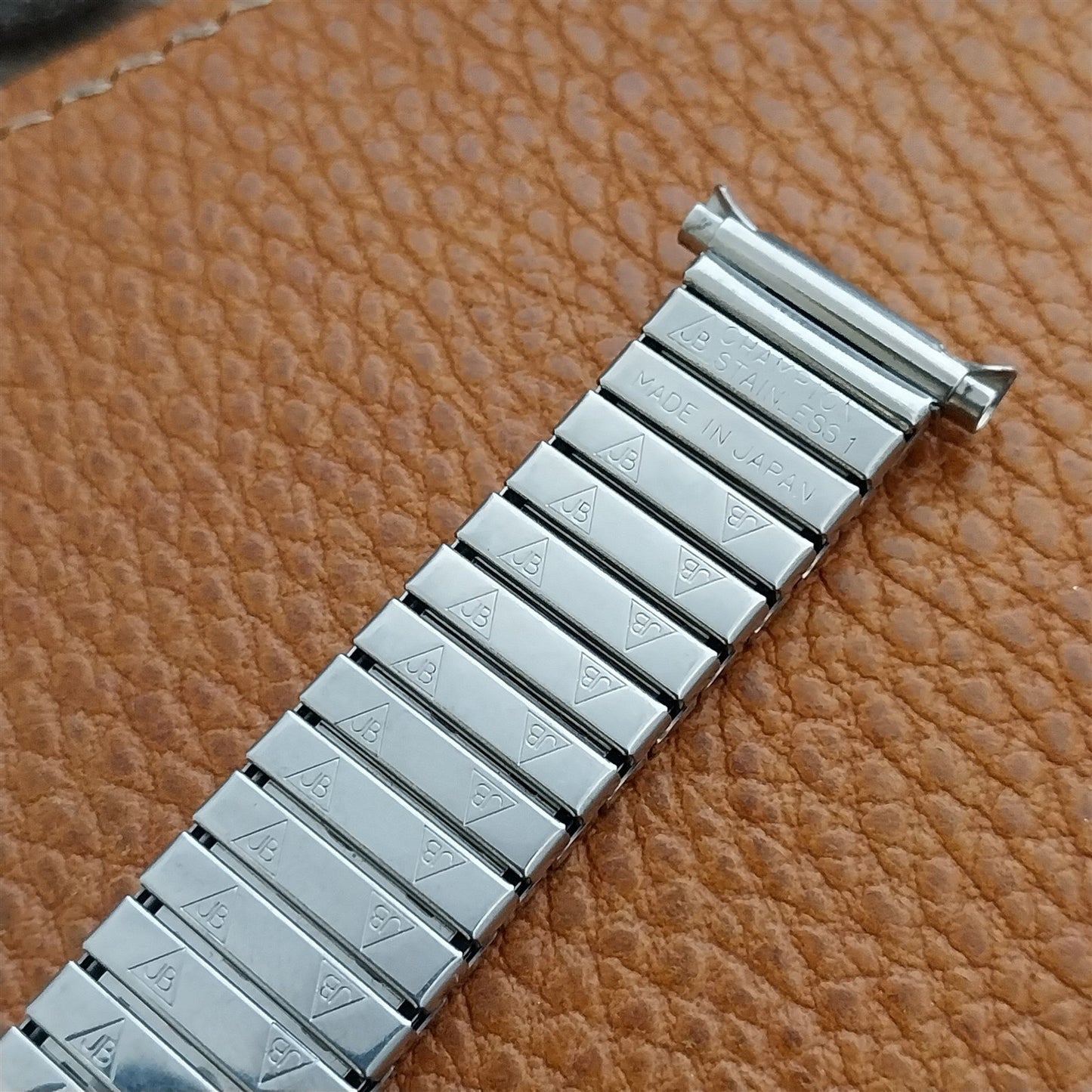 18mm 19mm 20mm JB Champion Stainless Steel unused 1970s Vintage Watch Band