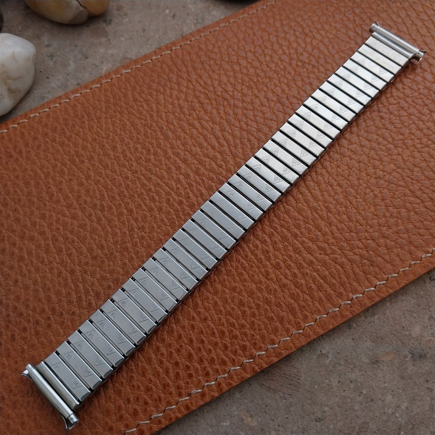 18mm 19mm 20mm JB Champion Stainless Steel unused 1970s Vintage Watch Band