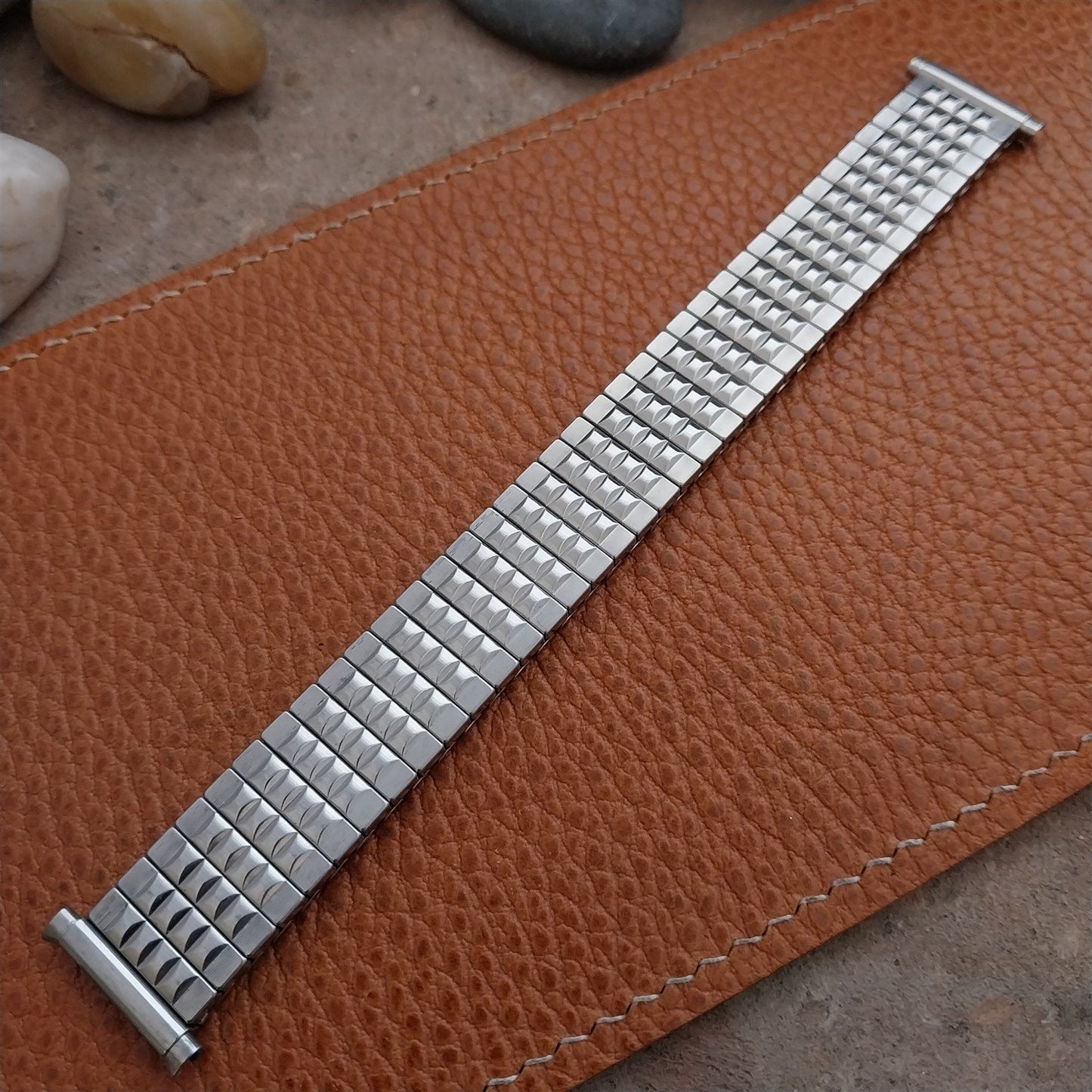 18mm 19mm 20mm JB Champion Stainless Steel unused 1970s Vintage Watch Band