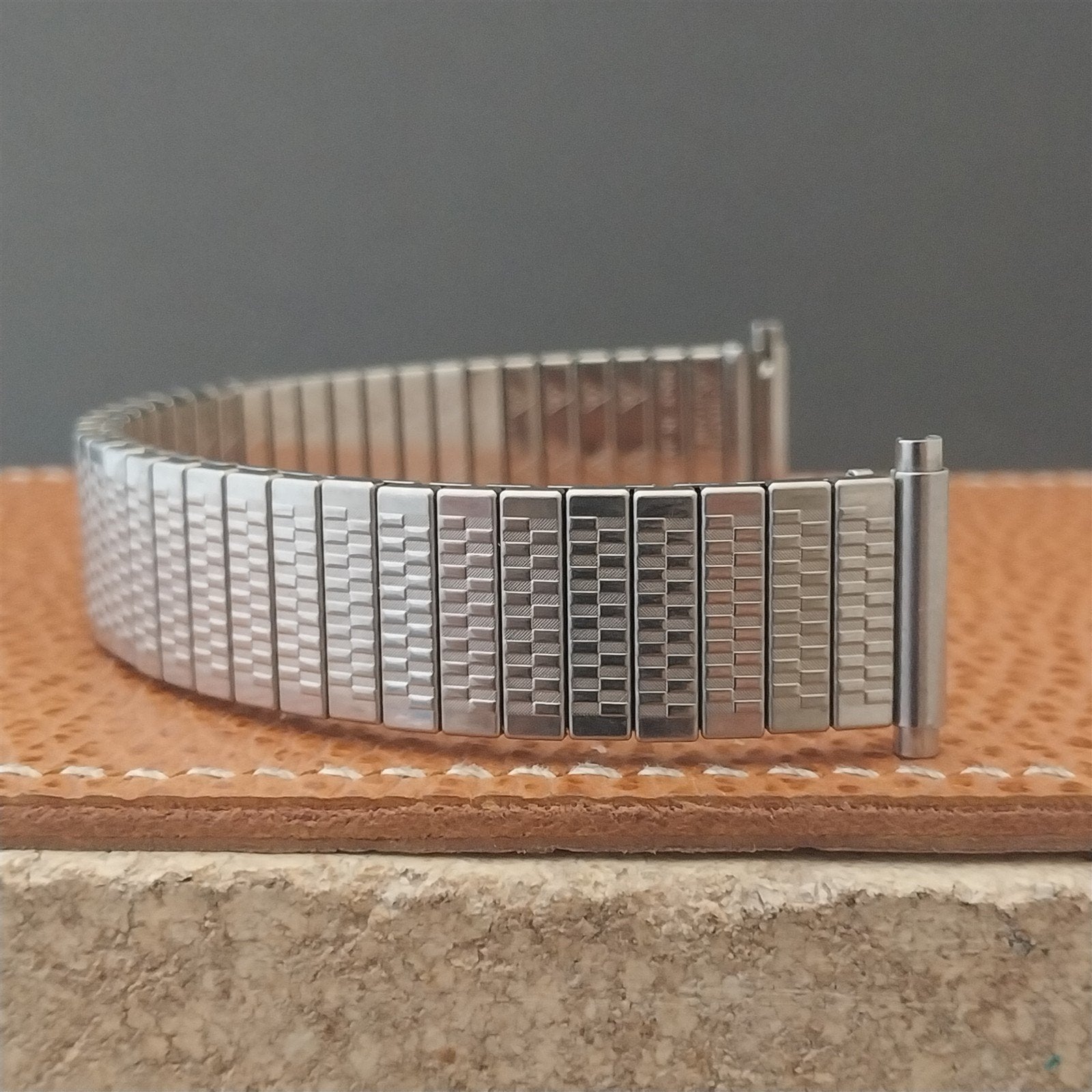 JB Champion Japan Stainless Steel 17mm 18mm 19mm Long 1970s Vintage Watch Band