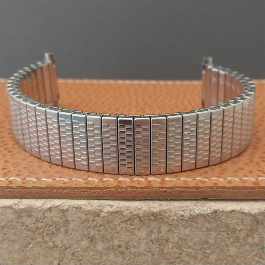 JB Champion Japan Stainless Steel 17mm 18mm 19mm Long 1970s Vintage Watch Band