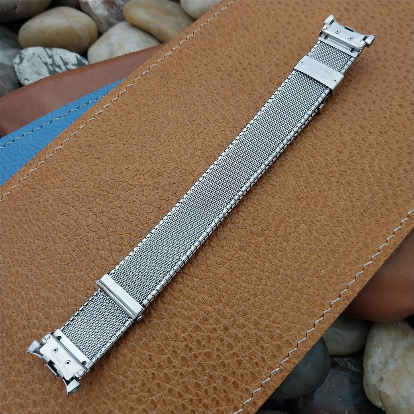 Stainless Steel JB Champion Komfit 19mm 18mm nos 1960s Unused Vintage Watch Band