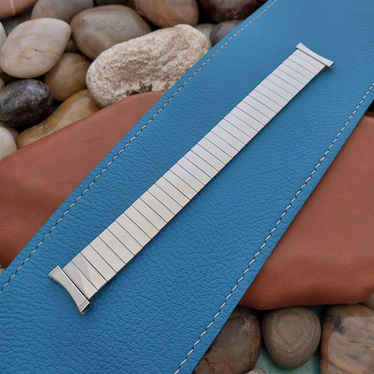 19mm 18mm UniFlex Stainless Steel Slim Expansion Unused 1960s Vintage Watch Band