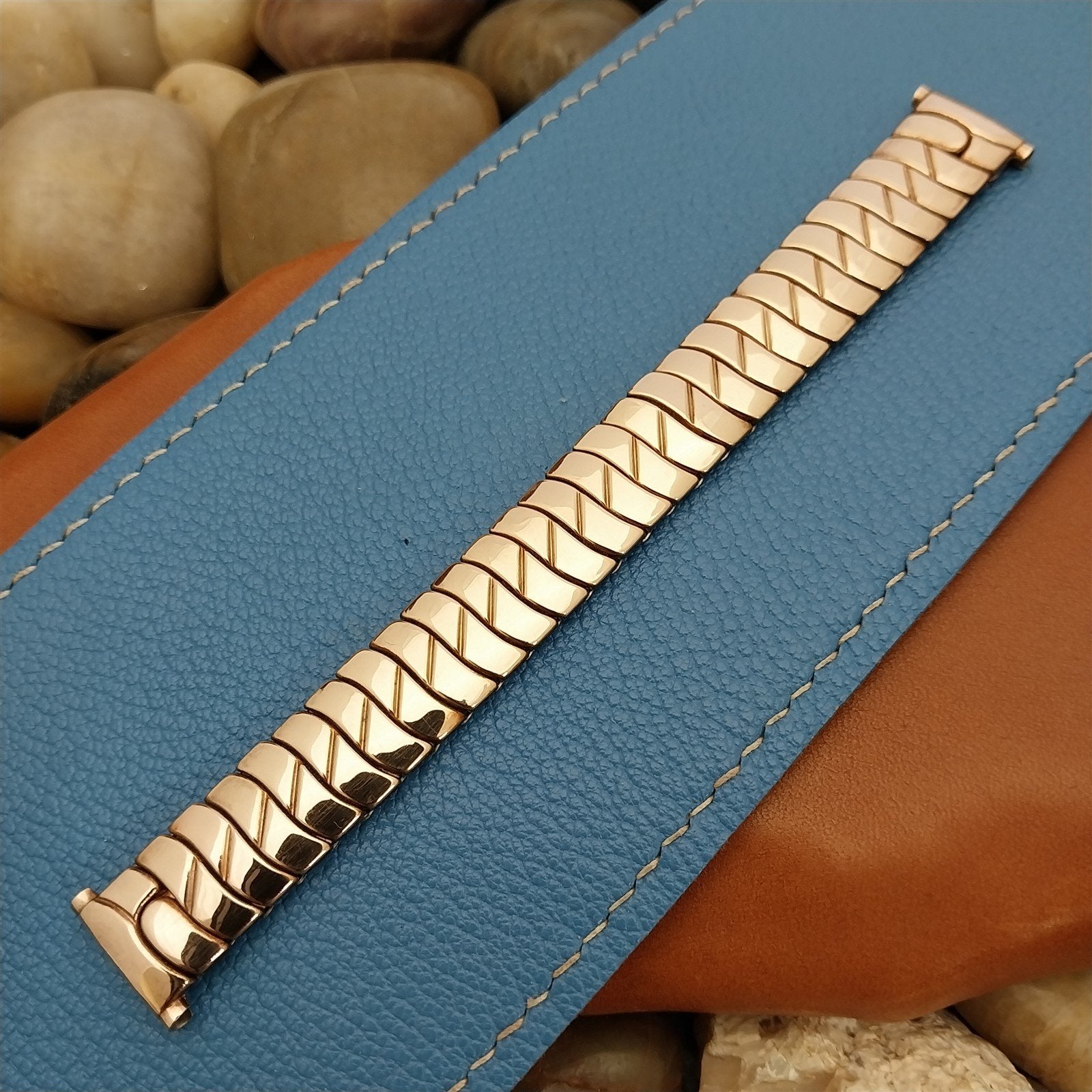 Rose Gold-Filled Everfine New Royalist Expansion 1940s Unused Vintage Watch Band