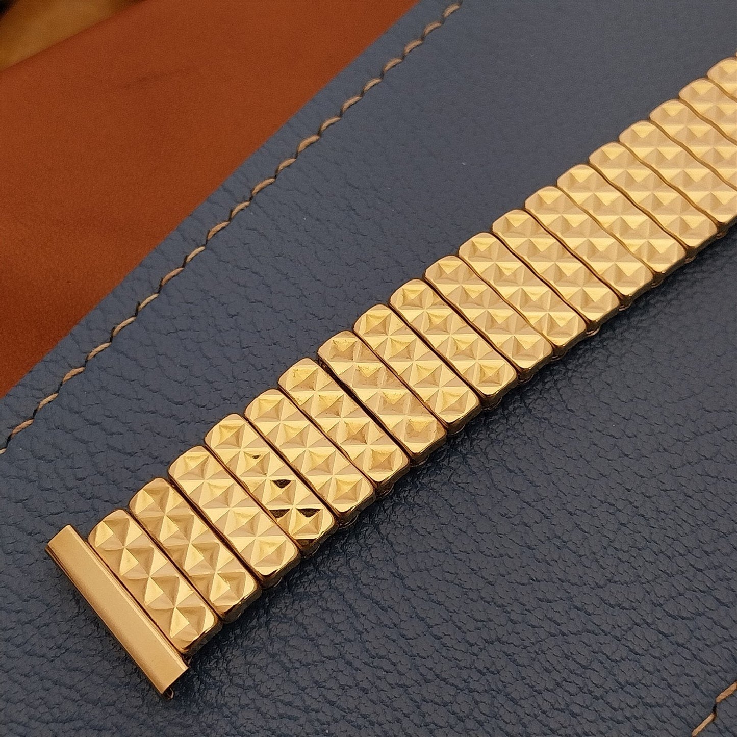 12k Gold-Filled Stretch JB Champion Diamond Jim Unused 1950s Vintage Watch Band