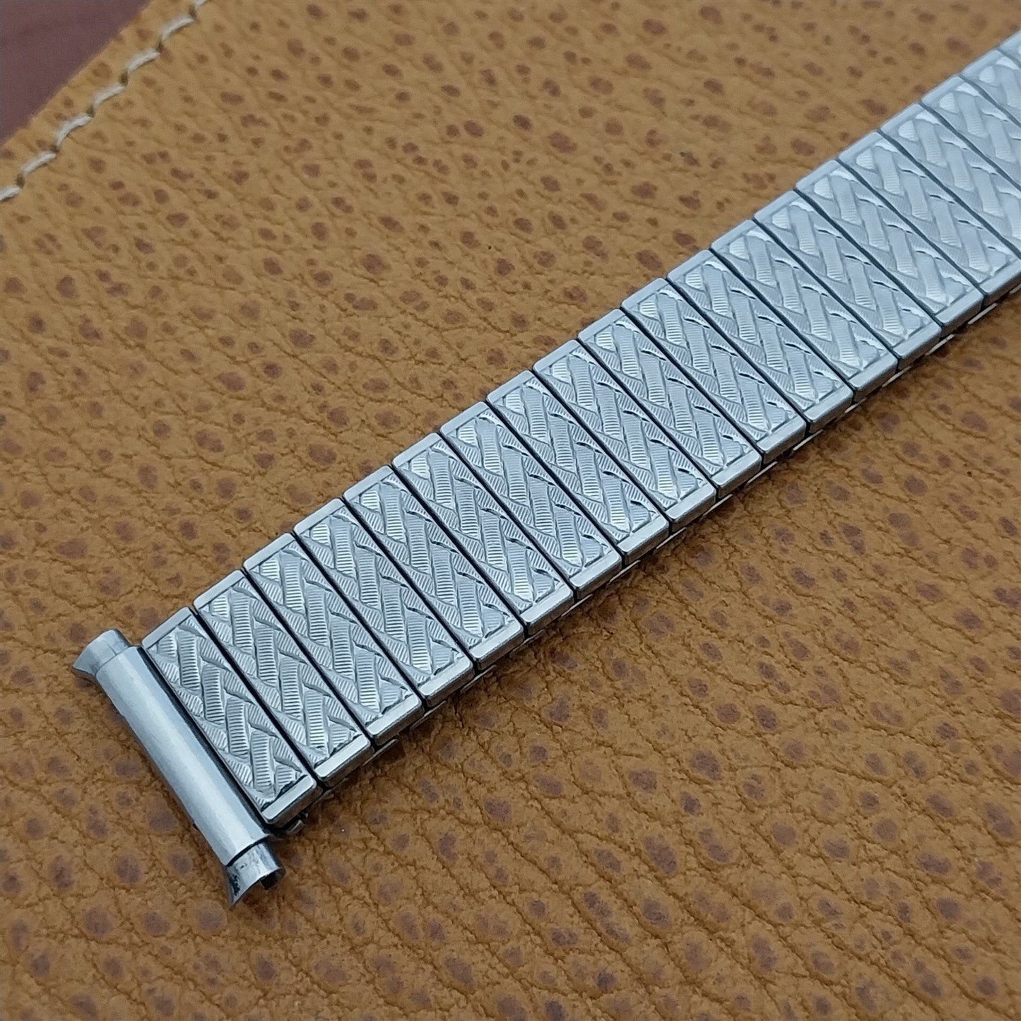 JB Champion Japan Stainless Steel 17mm 18mm 19mm Long 1970s Vintage Watch Band