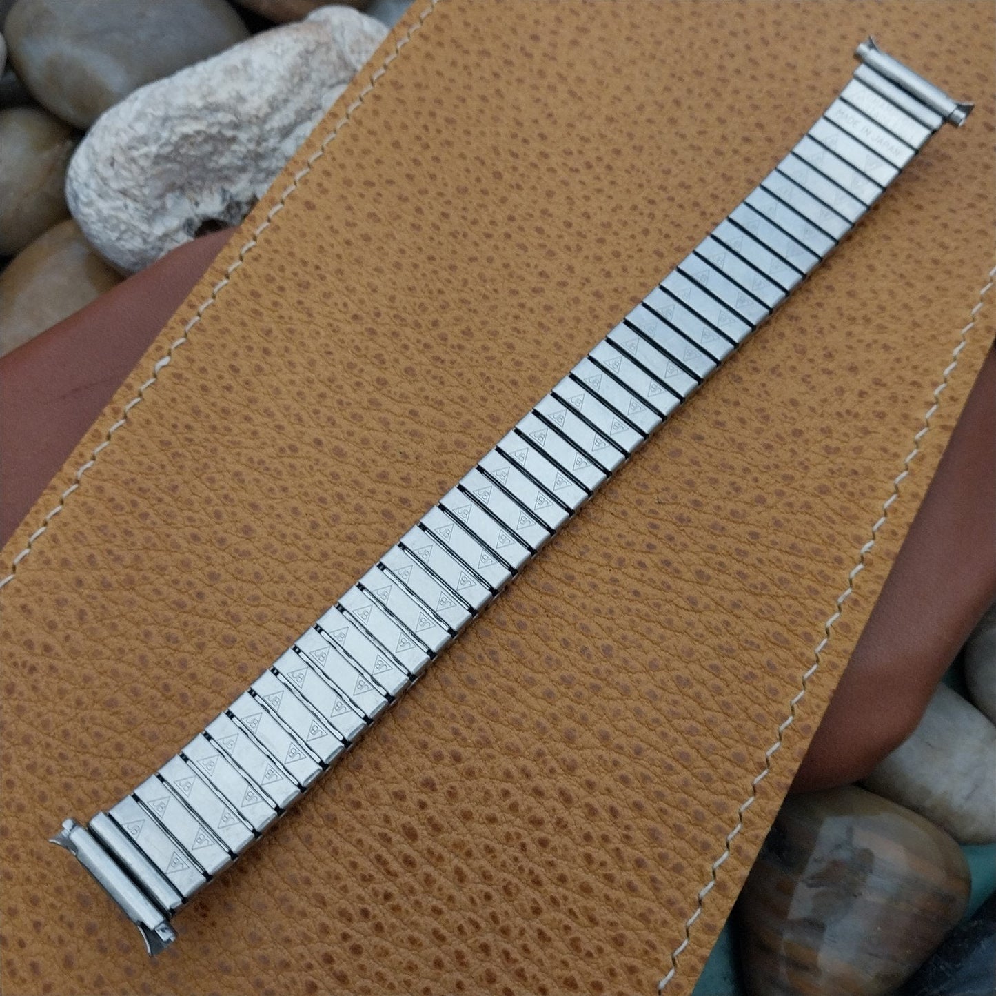 JB Champion Japan Stainless Steel 17mm 18mm 19mm Long 1970s Vintage Watch Band