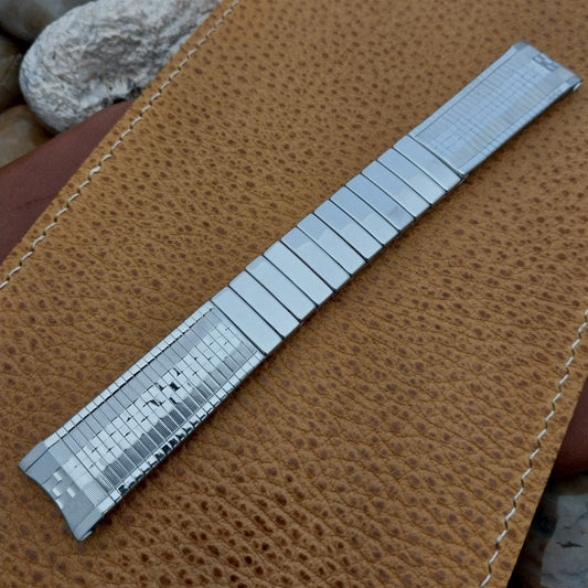 17.2mm Stainless Steel Gruen Clif Duchess Unused nos 1960s Vintage Watch Band