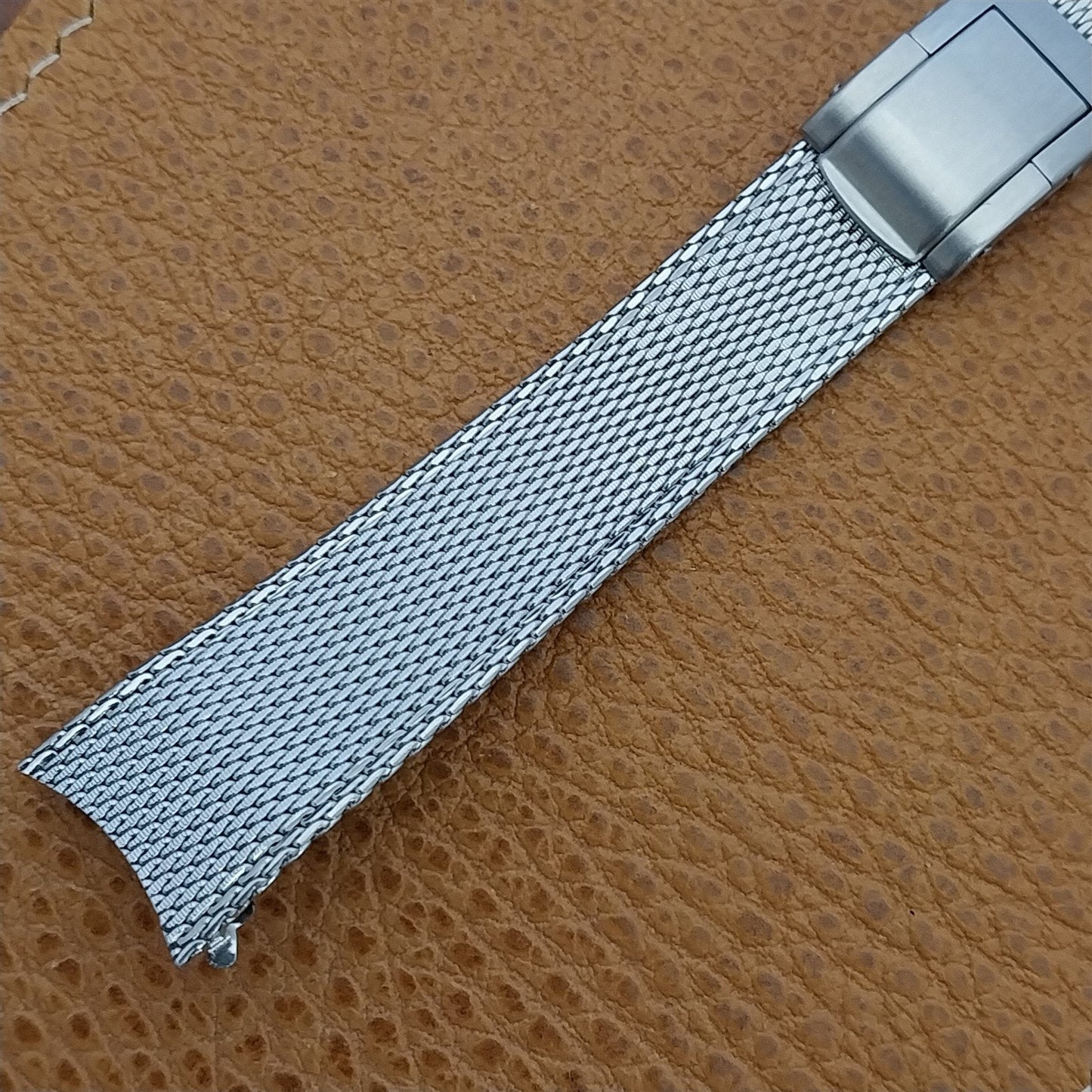 19mm Stainless Steel Mesh Kreisler Stelux 1960s Unused Vintage Watch Band