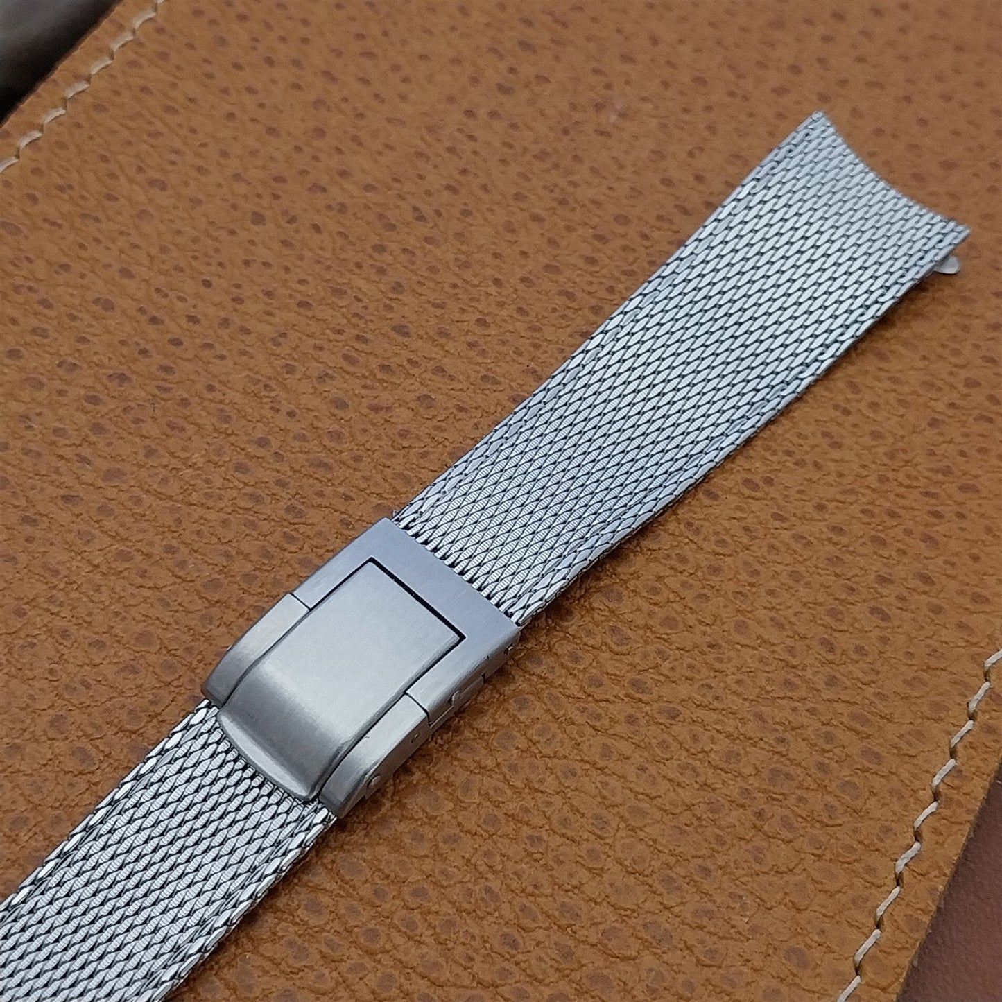 19mm Stainless Steel Mesh Kreisler Stelux 1960s Unused Vintage Watch Band