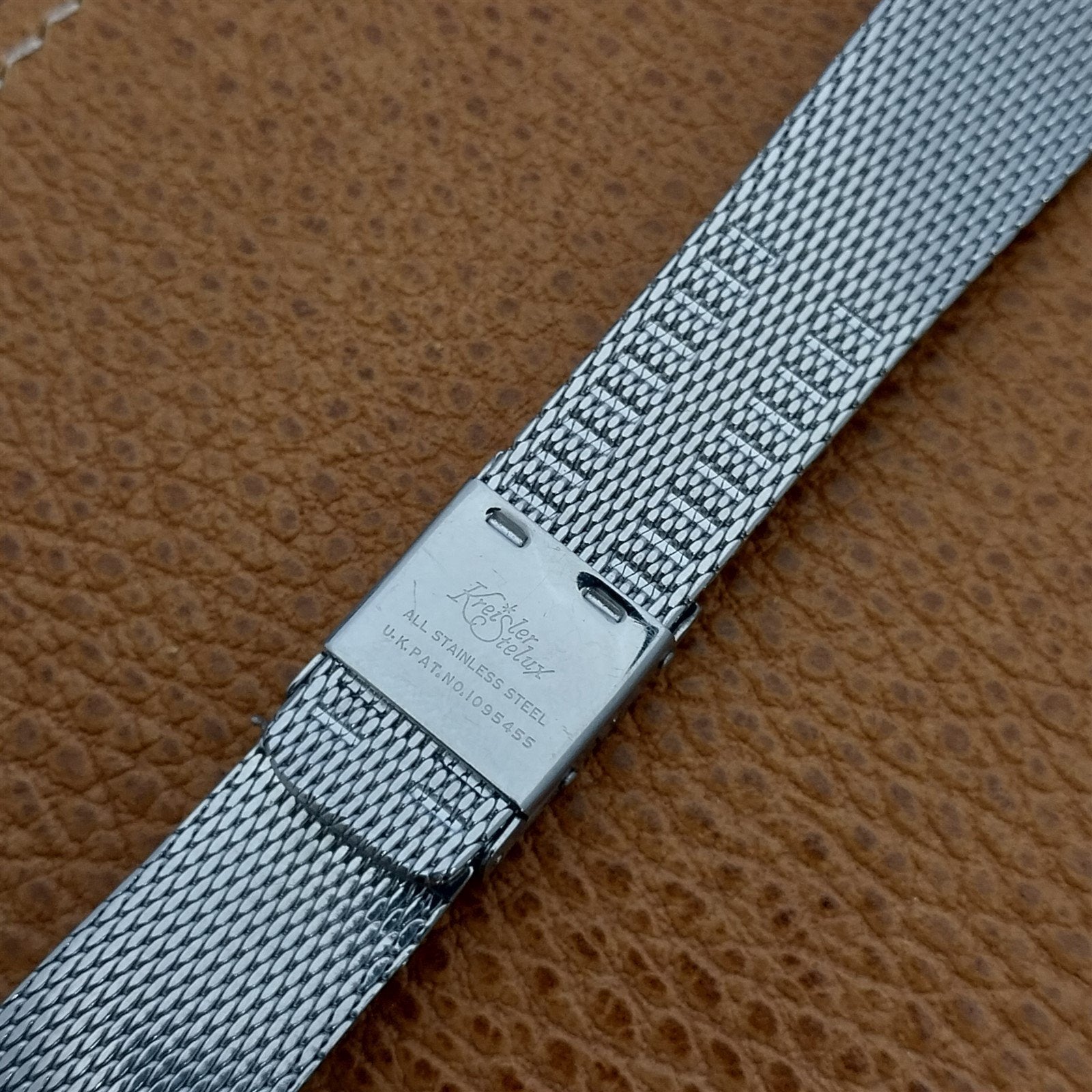 19mm Stainless Steel Mesh Kreisler Stelux 1960s Unused Vintage Watch Band