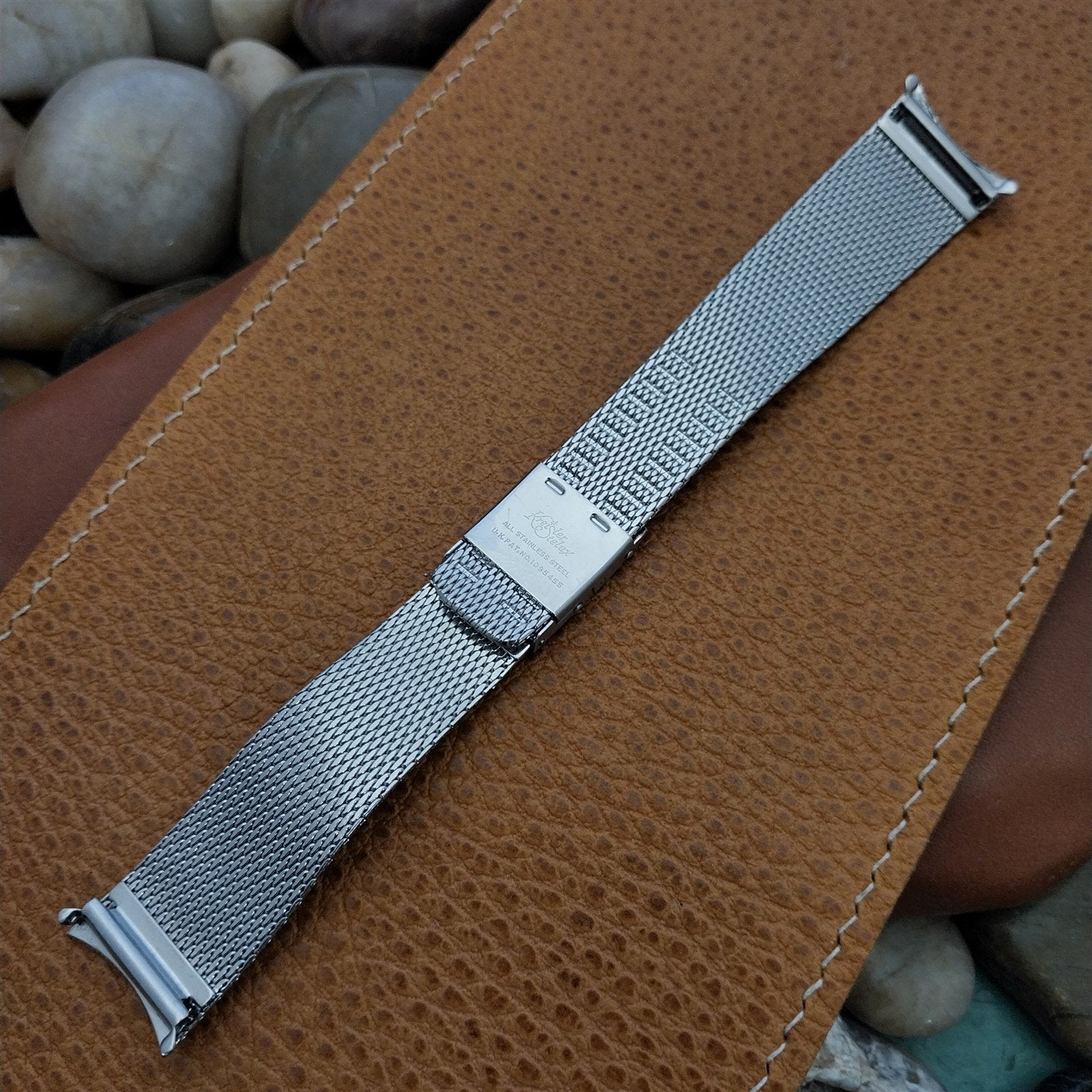 19mm Stainless Steel Mesh Kreisler Stelux 1960s Unused Vintage Watch Band
