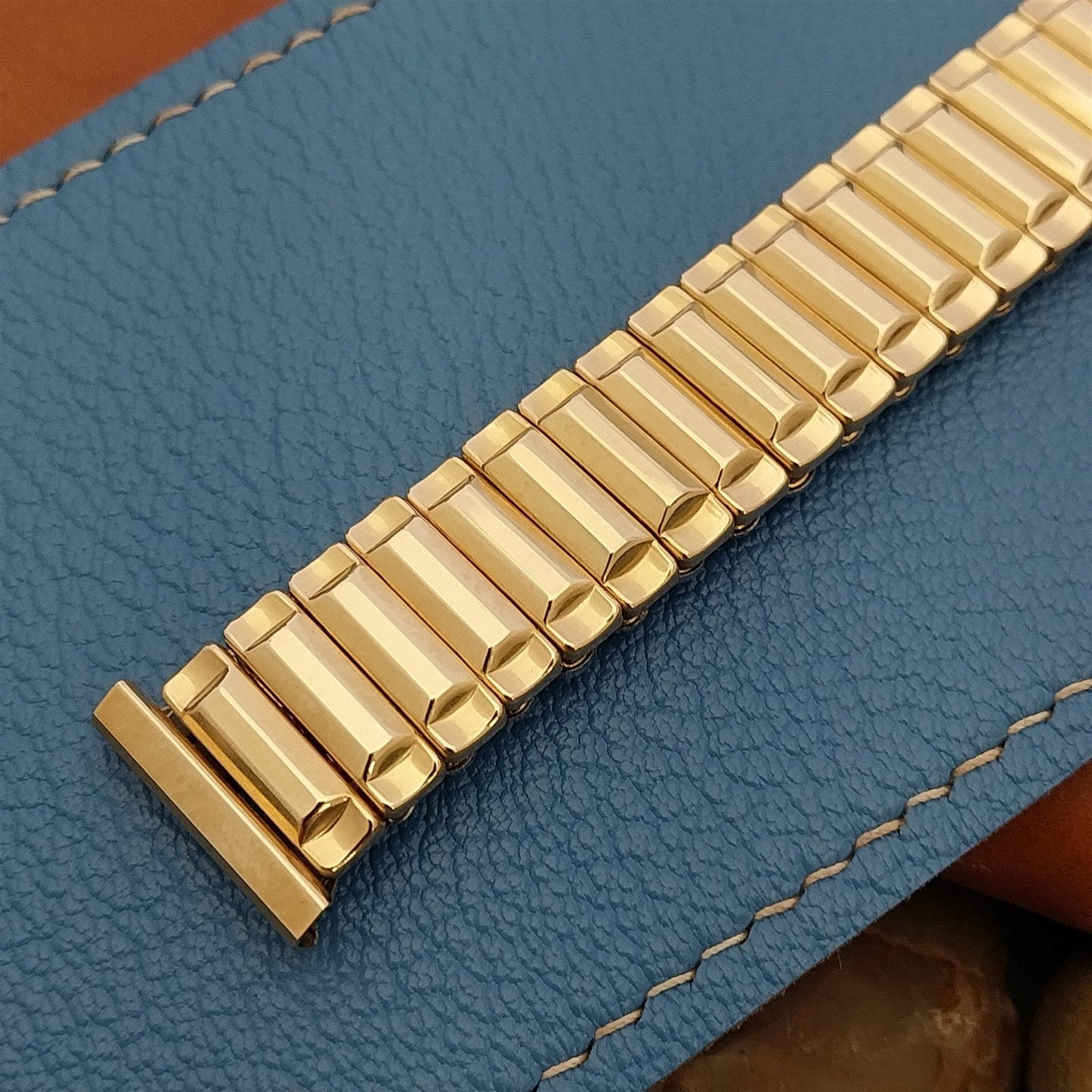 12k Yellow Gold-Filled Champion Monticello Unused 1950s Vintage Watch Band