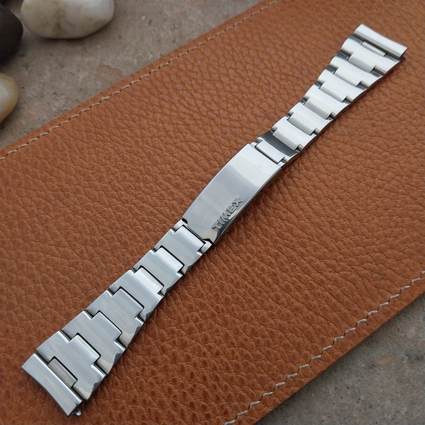 Vintage Timex Stainless Steel 17.2mm Ladies Unused Classic Watch Band