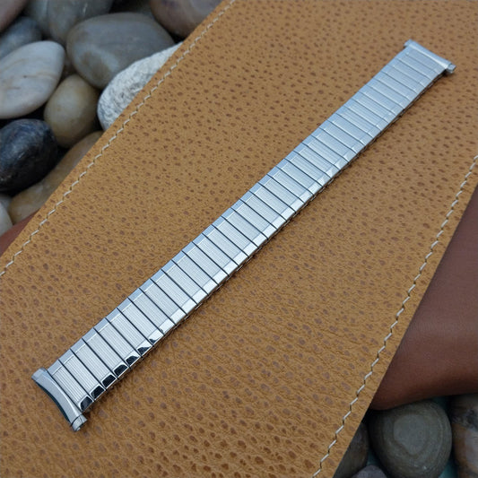 18mm 19mm Long Speidel Aquarius Stainless Steel Unused nos Vintage Watch Band