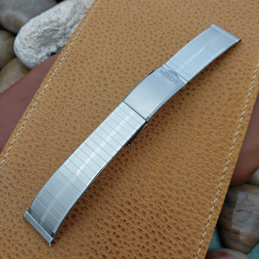 18mm Milus Stainless Steel nos Unused Classic 1970s Vintage Watch Band