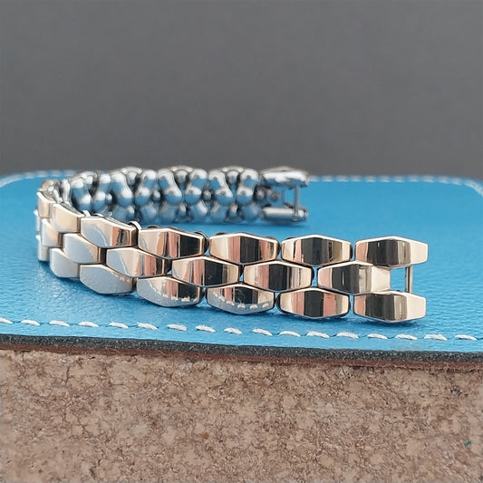 1950s Vintage Ladies Apex Quadra-Flex Gold-Filled Classic Cocktail Watch Band