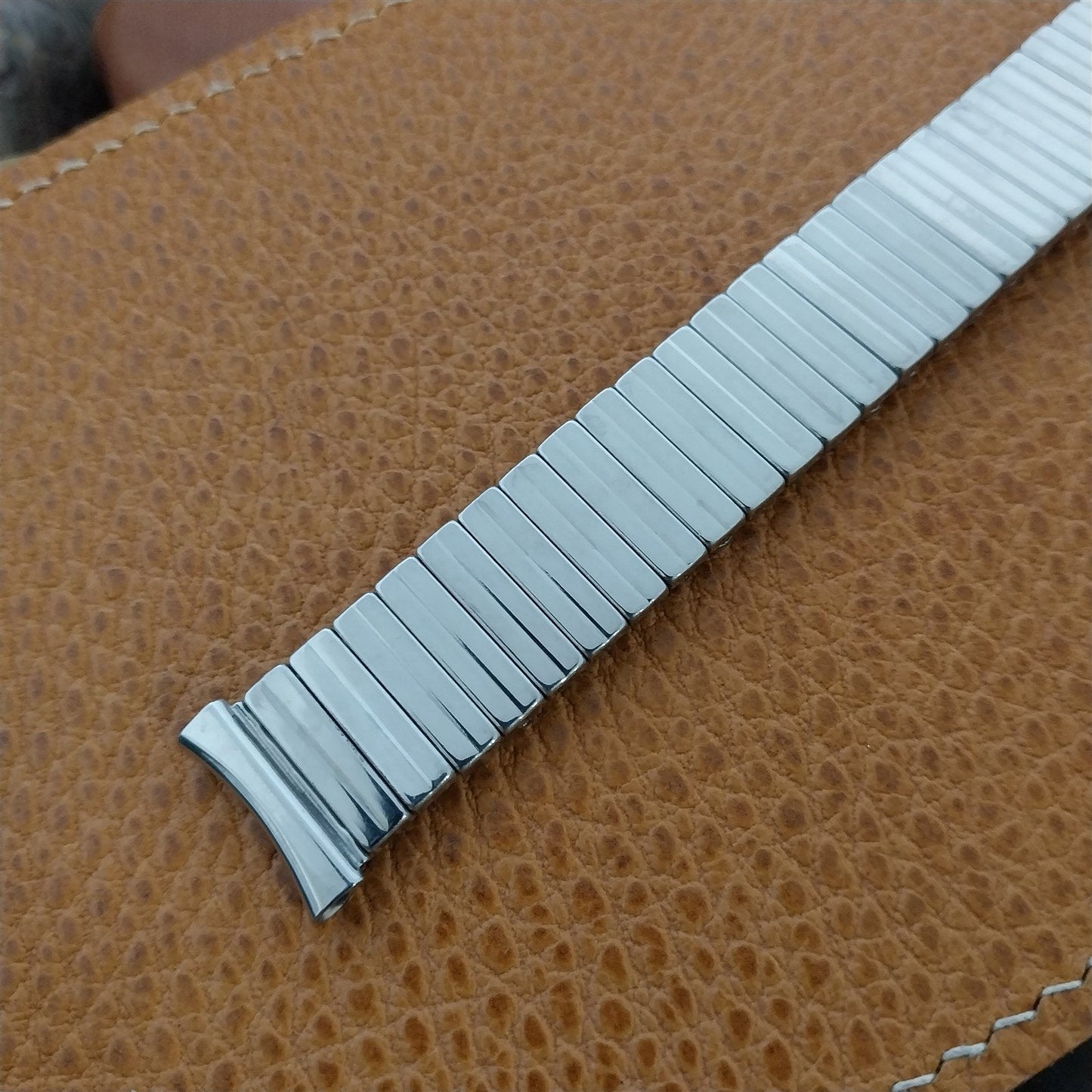 11/16" Scott Stainless Steel Stretch Expansion Unused 1970s Vintage Watch Band