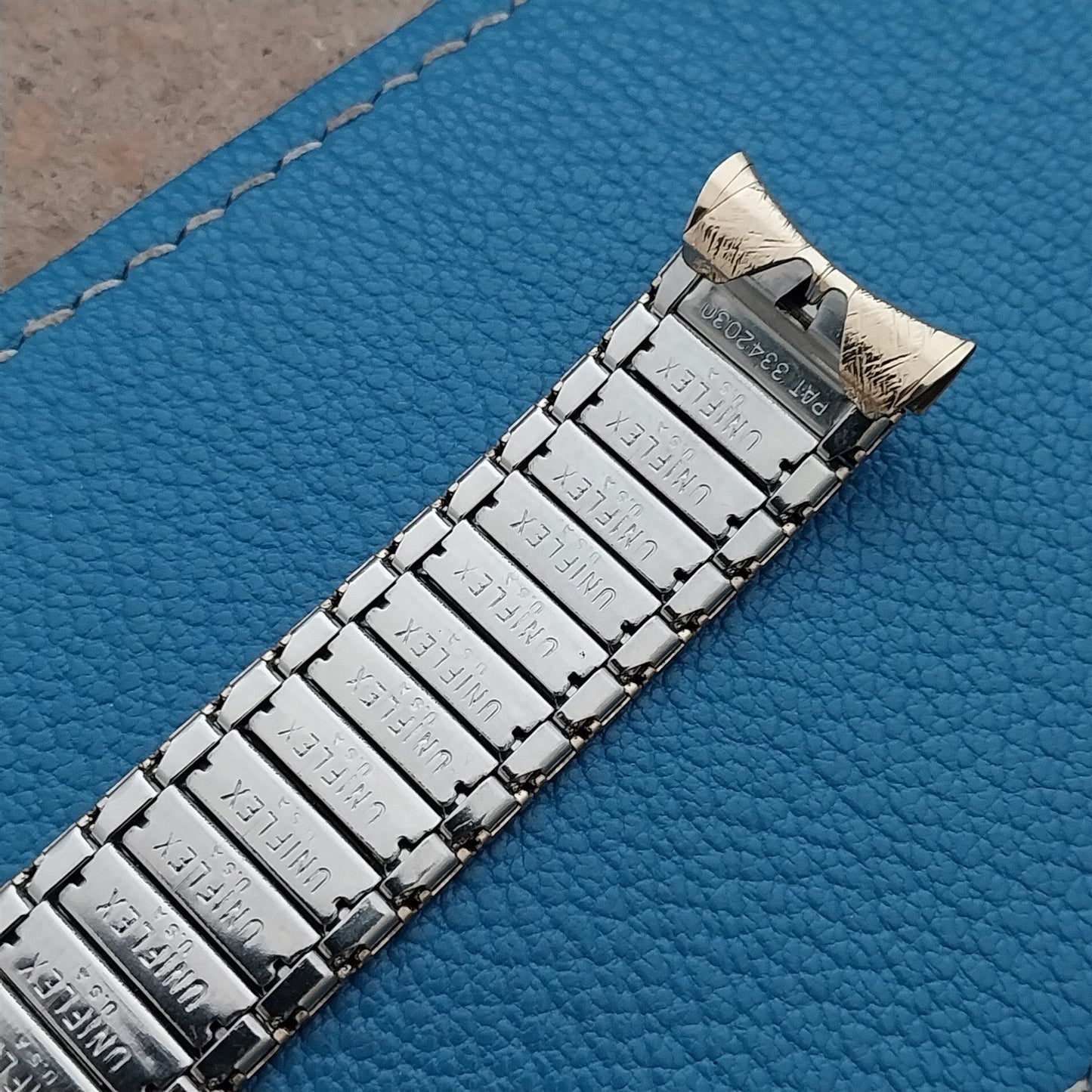 Vintage 1960s Watch Band 17.2mm Unused 10k Gold-Filled Uniflex Slim Expansion
