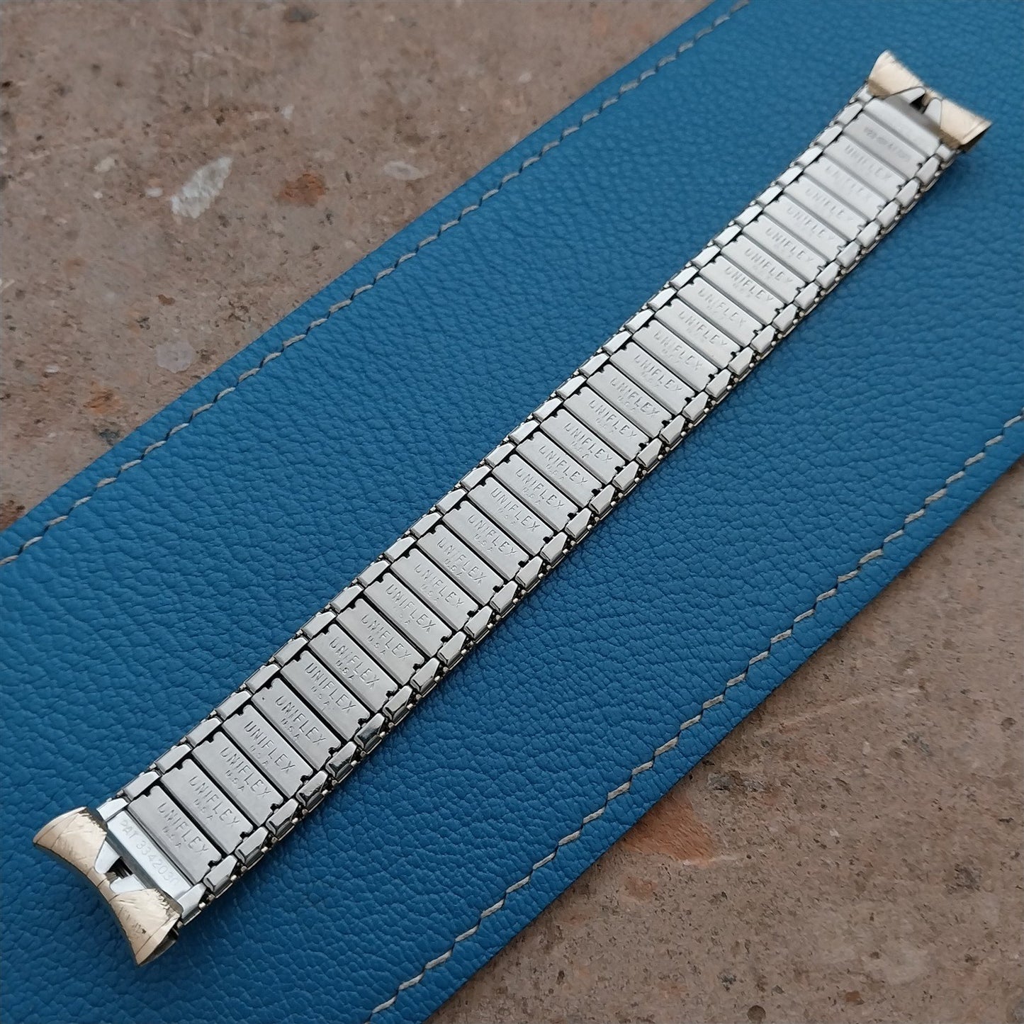 Vintage 1960s Watch Band 17.2mm Unused 10k Gold-Filled Uniflex Slim Expansion