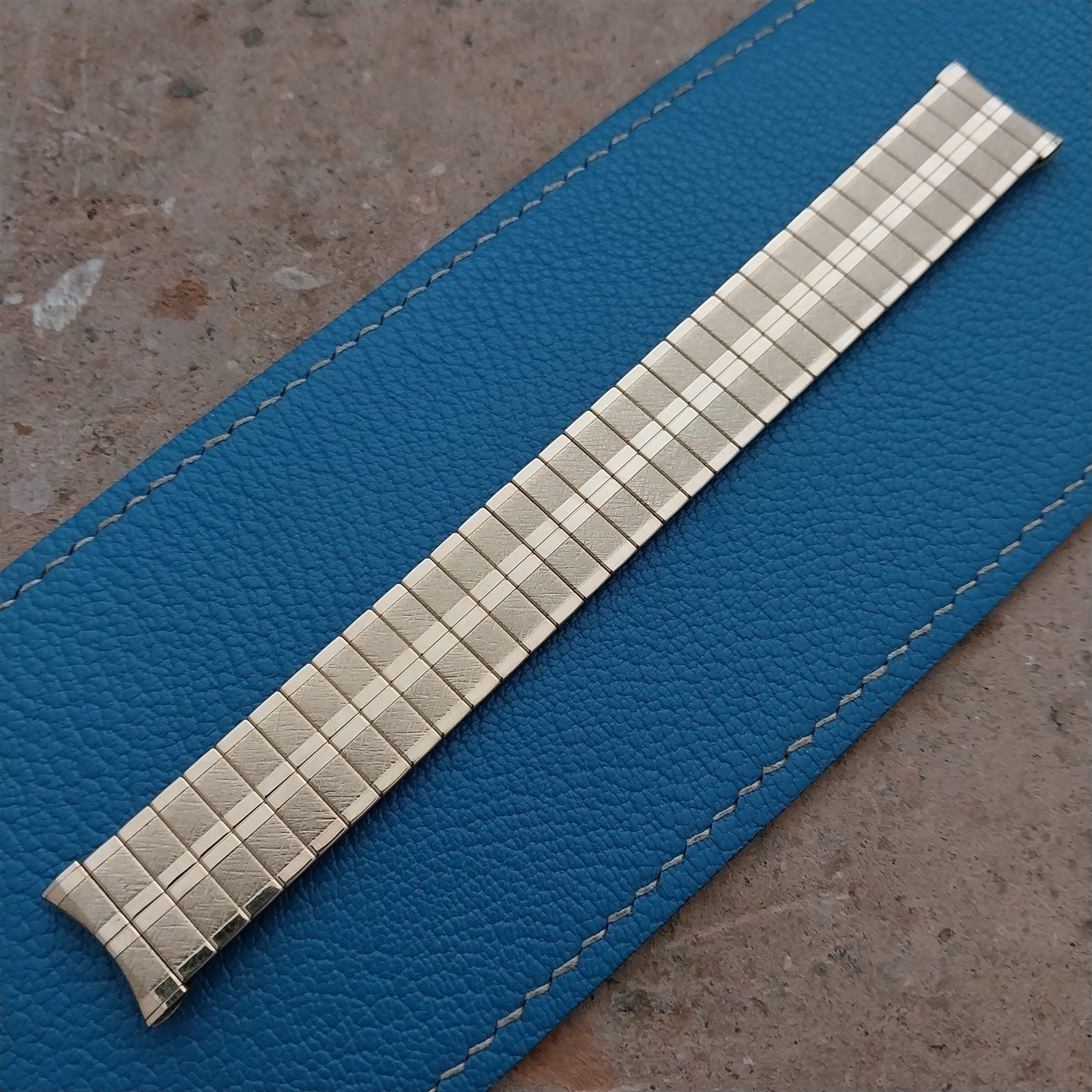 Vintage 1960s Watch Band 17.2mm Unused 10k Gold-Filled Uniflex Slim Expansion