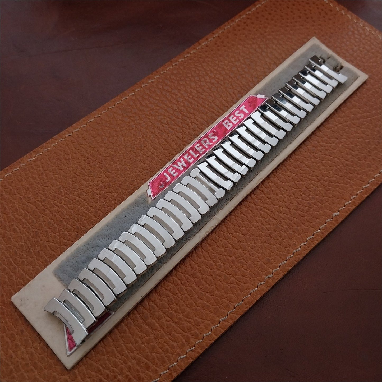 Vintage 19mm 18mm Stainless Steel JB Champion Unused Classic 1950s Watch Band