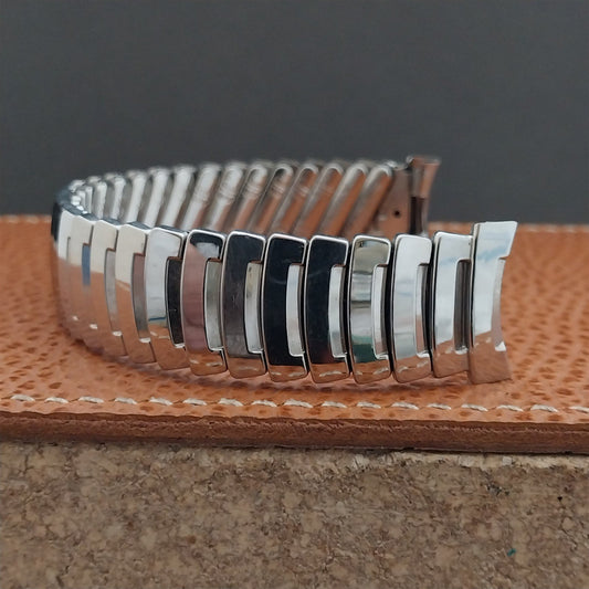 Vintage 19mm 18mm Stainless Steel JB Champion Unused Classic 1950s Watch Band
