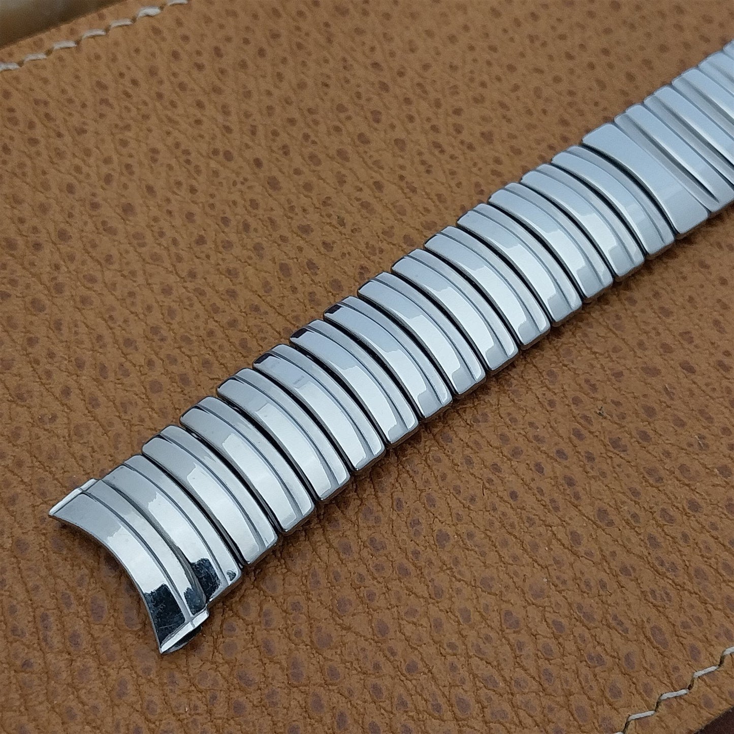 19mm 18mm JB Champion 18-8 Stainless Steel nos Unused 1950s Vintage Watch Band