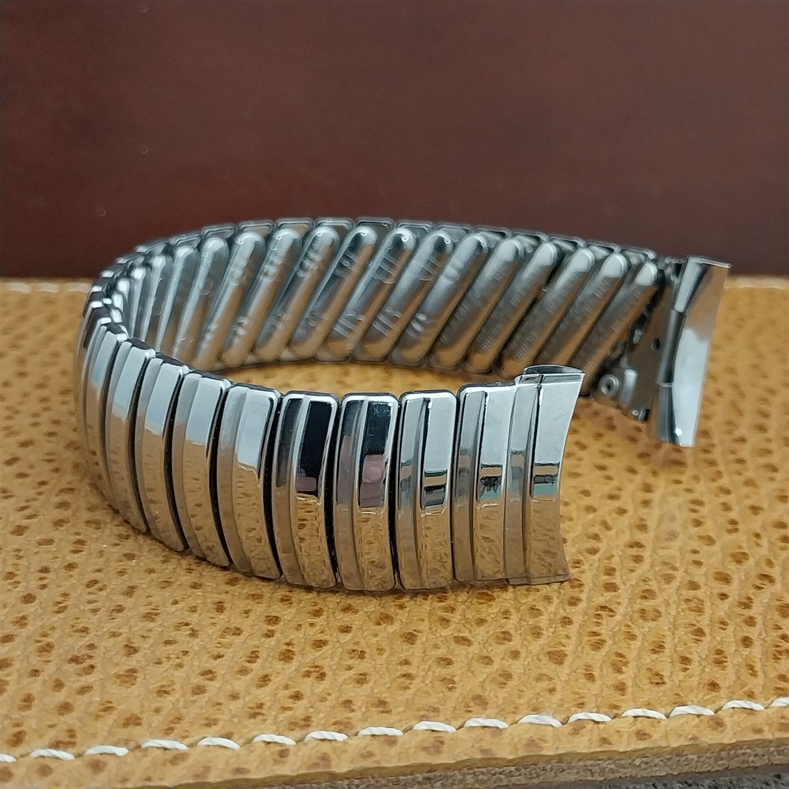 19mm 18mm JB Champion 18-8 Stainless Steel nos Unused 1950s Vintage Watch Band