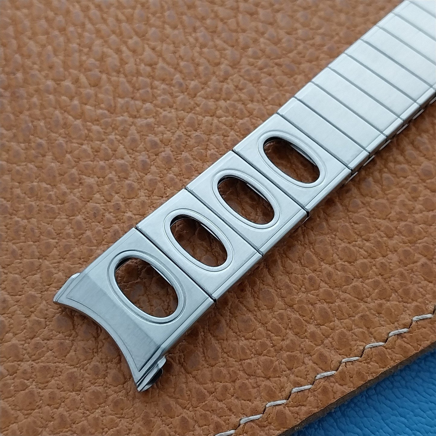 Speidel MACH 1 Jaws! Alsta Nautoscaph Stainless Unused 1970 Vintage Watch Band