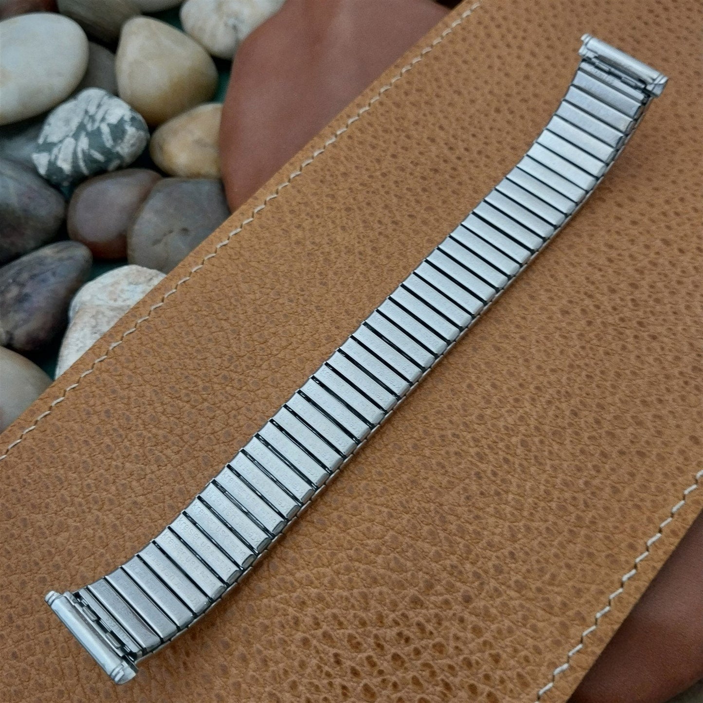 Kreisler 19mm 18mm Stainless Steel DuraFlex 1960s Unused nos Vintage Watch Band